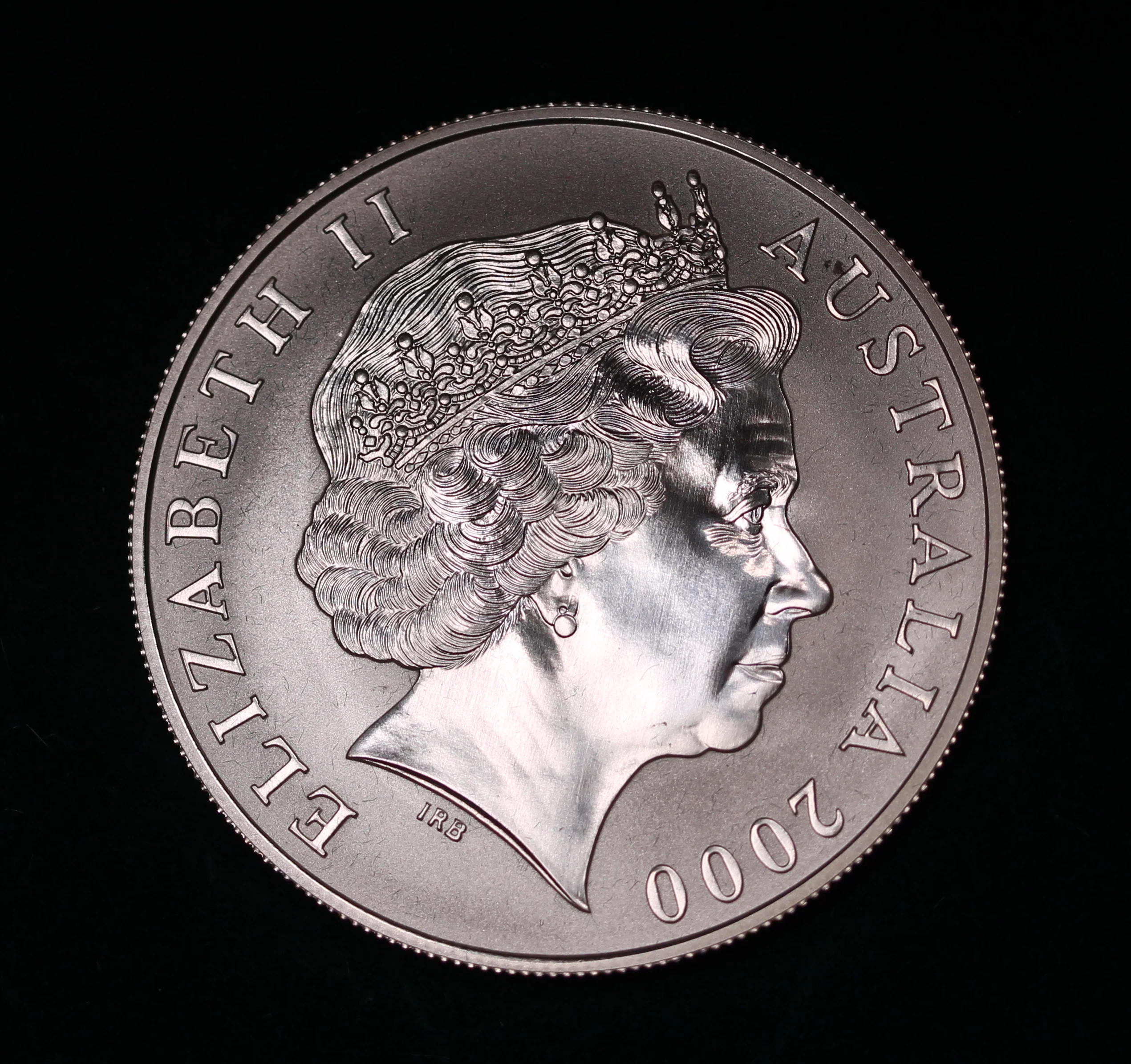 2000 Kangaroo 1oz Frosted Uncirculated Silver Coin - Image 2