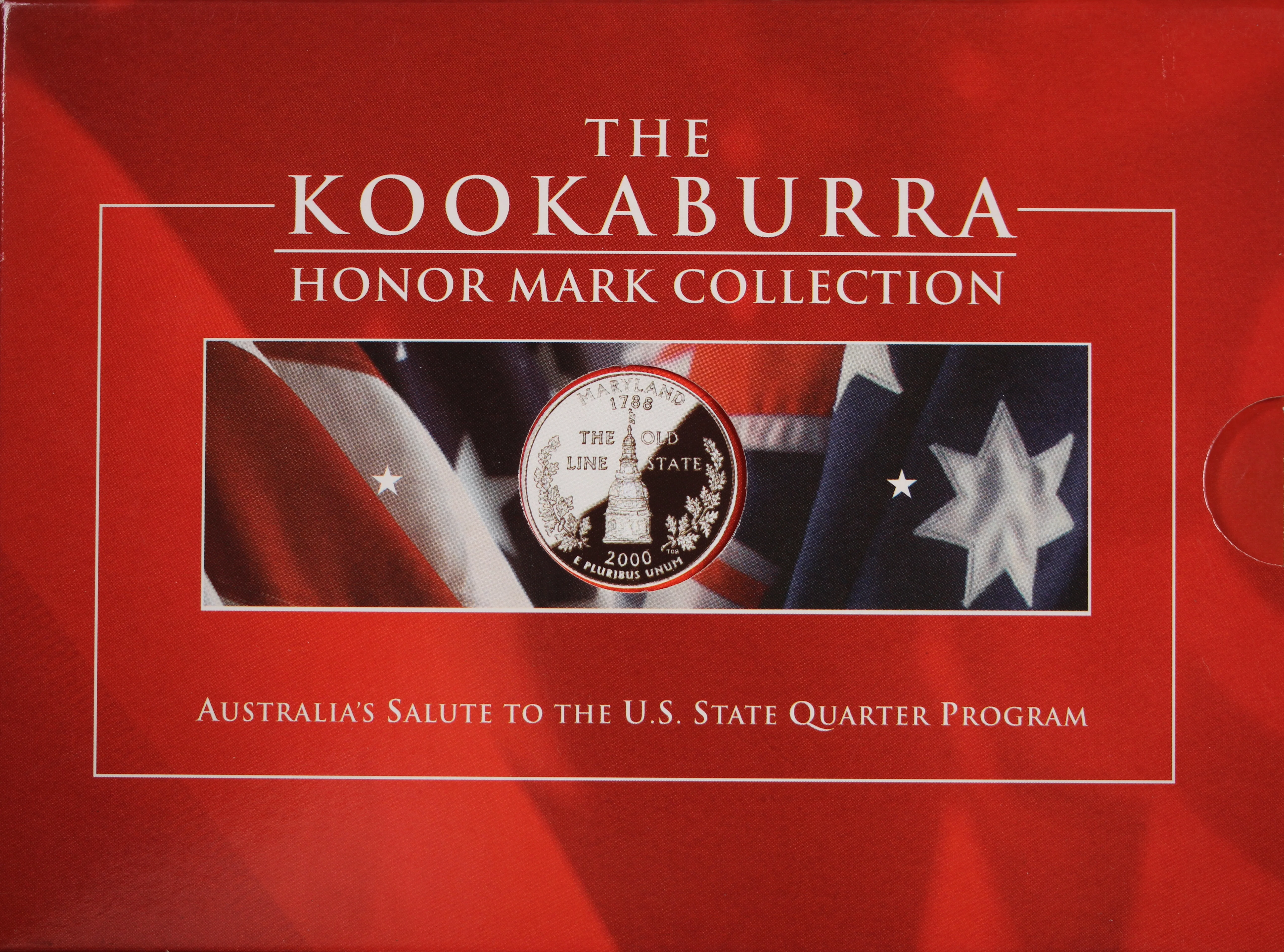 2000 Kookaburra 1oz Silver Coin Honour Mark Collection - Maryland