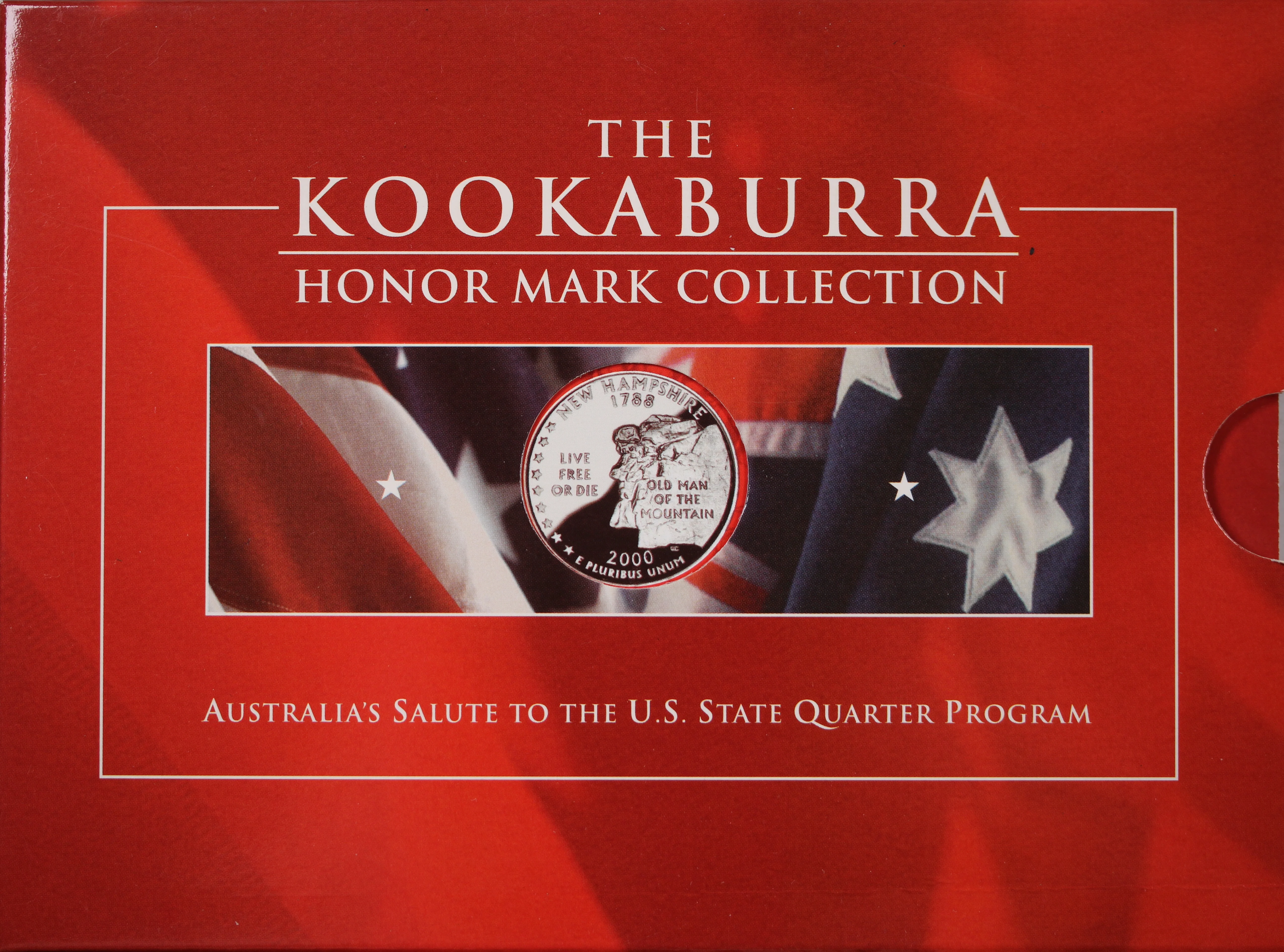 2000 Kookaburra 1oz Silver Coin Honour Mark Collection - New Hampshire