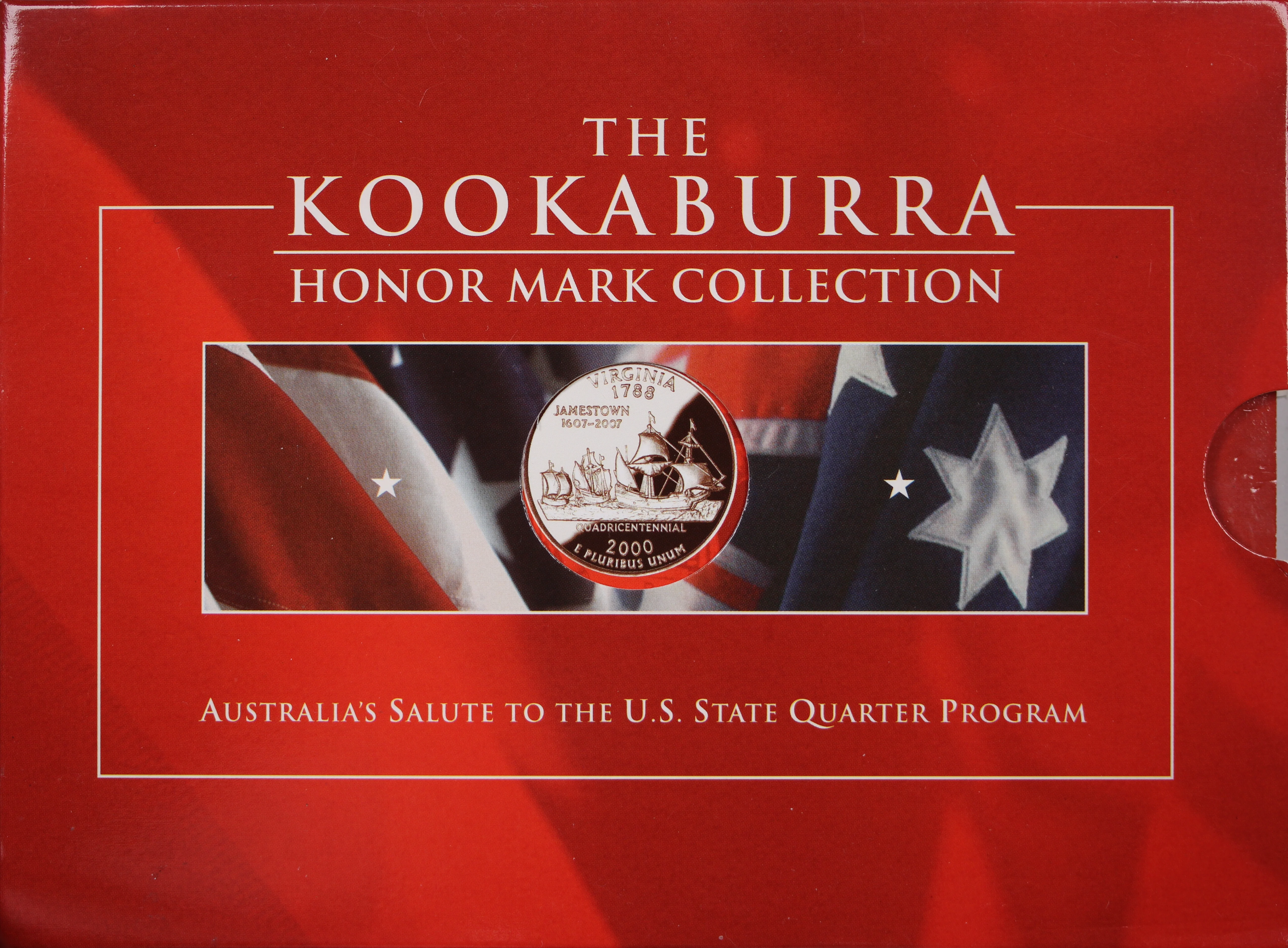 2000 Kookaburra 1oz Silver Coin Honour Mark Collection - Virginia
