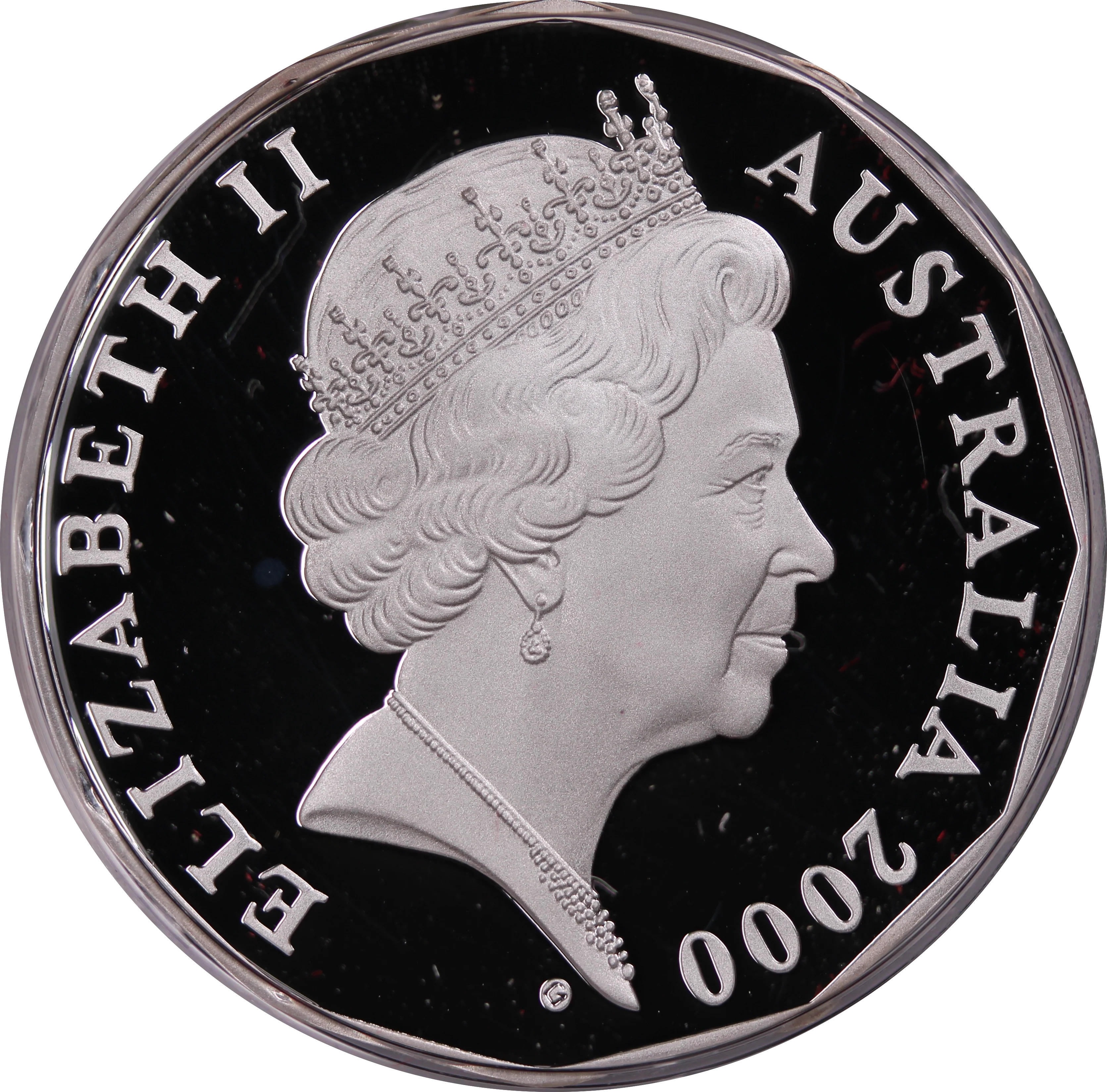 2000 QEII Royal Visit 50c Silver Proof Coin - Image 4