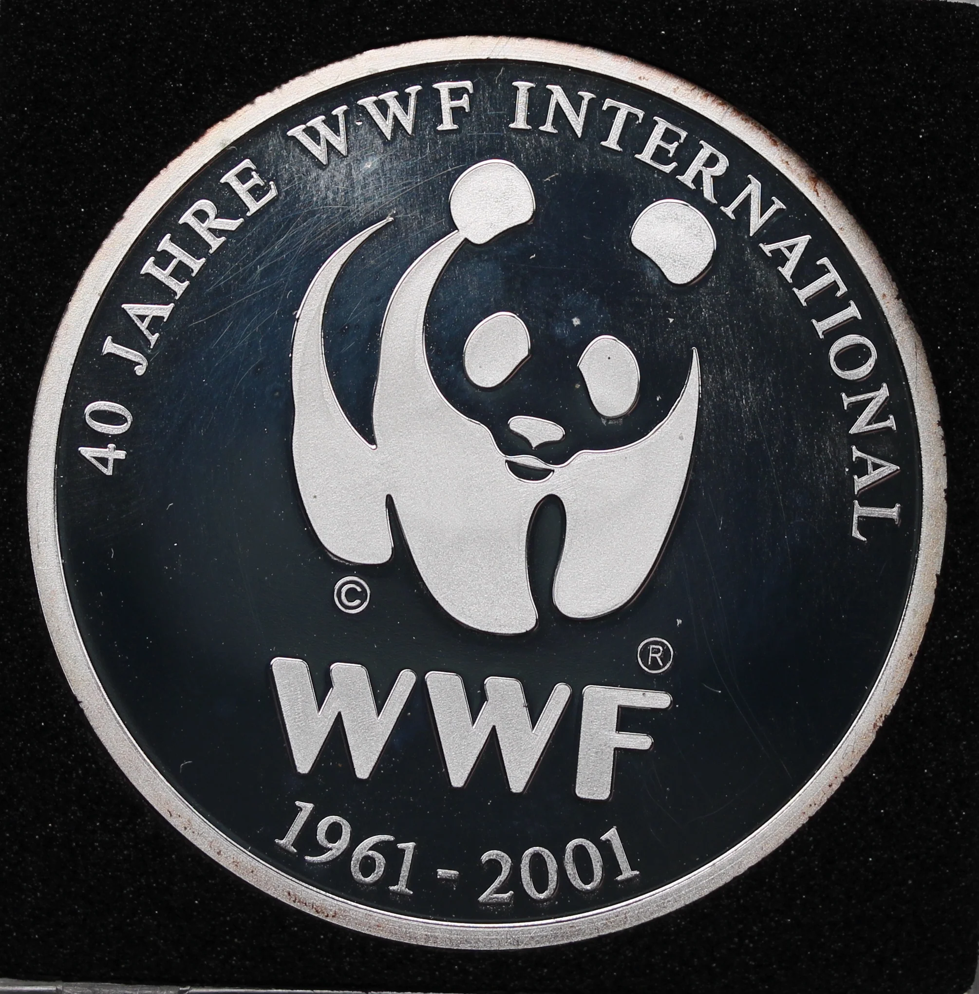 2001 40 Years of WWF - Tigers 20g Silver Coin - Image 2