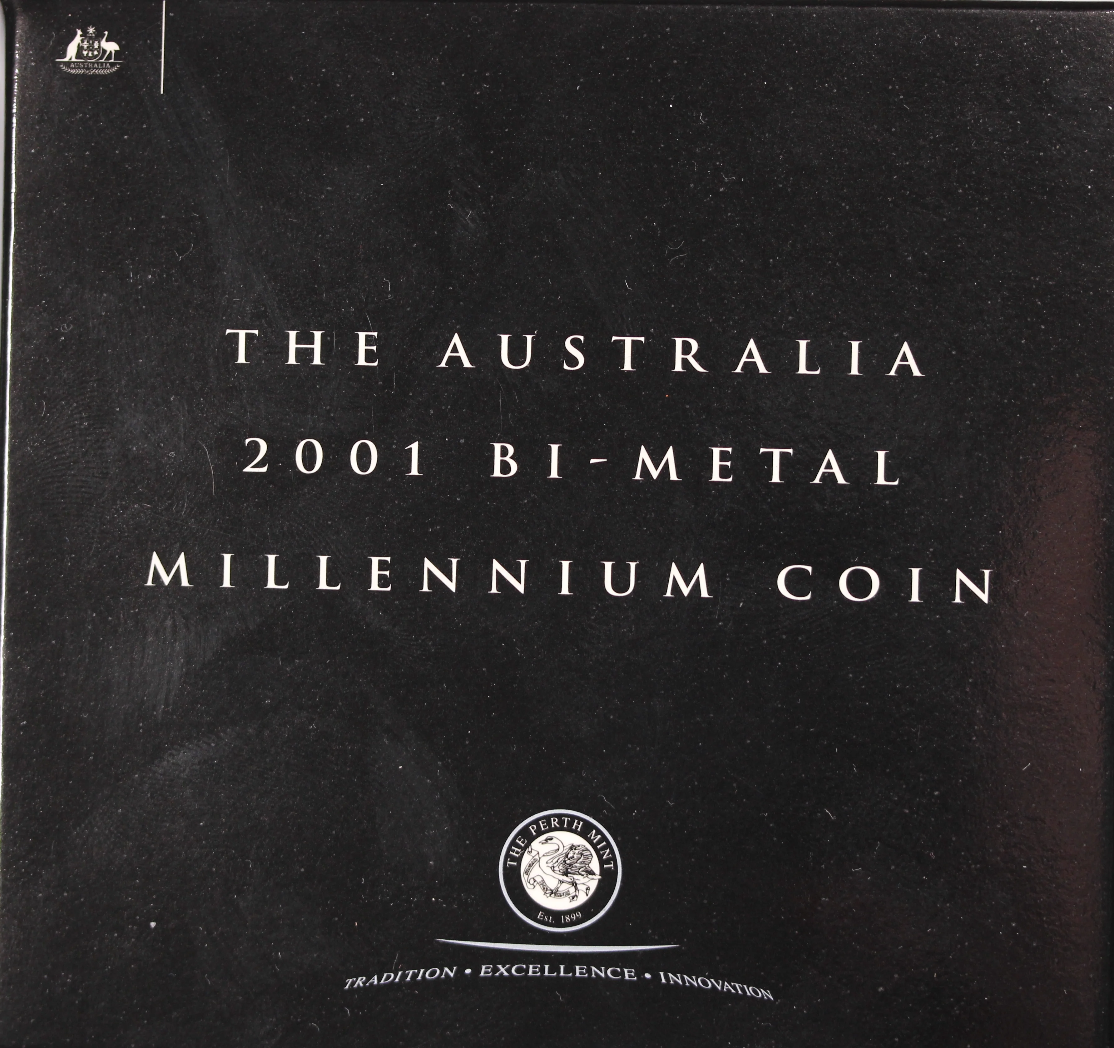 2001 Gold Bi-Metal Twenty Dollar Proof Millennium Gregorian Calendar Coin - Image 3