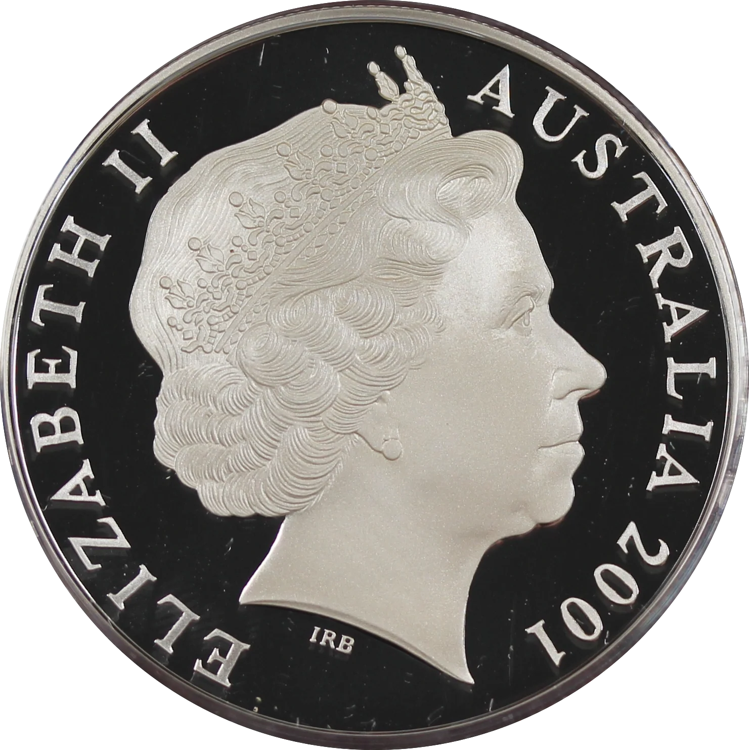 2001 Kangaroo 1oz Silver Proof Coin - Image 3