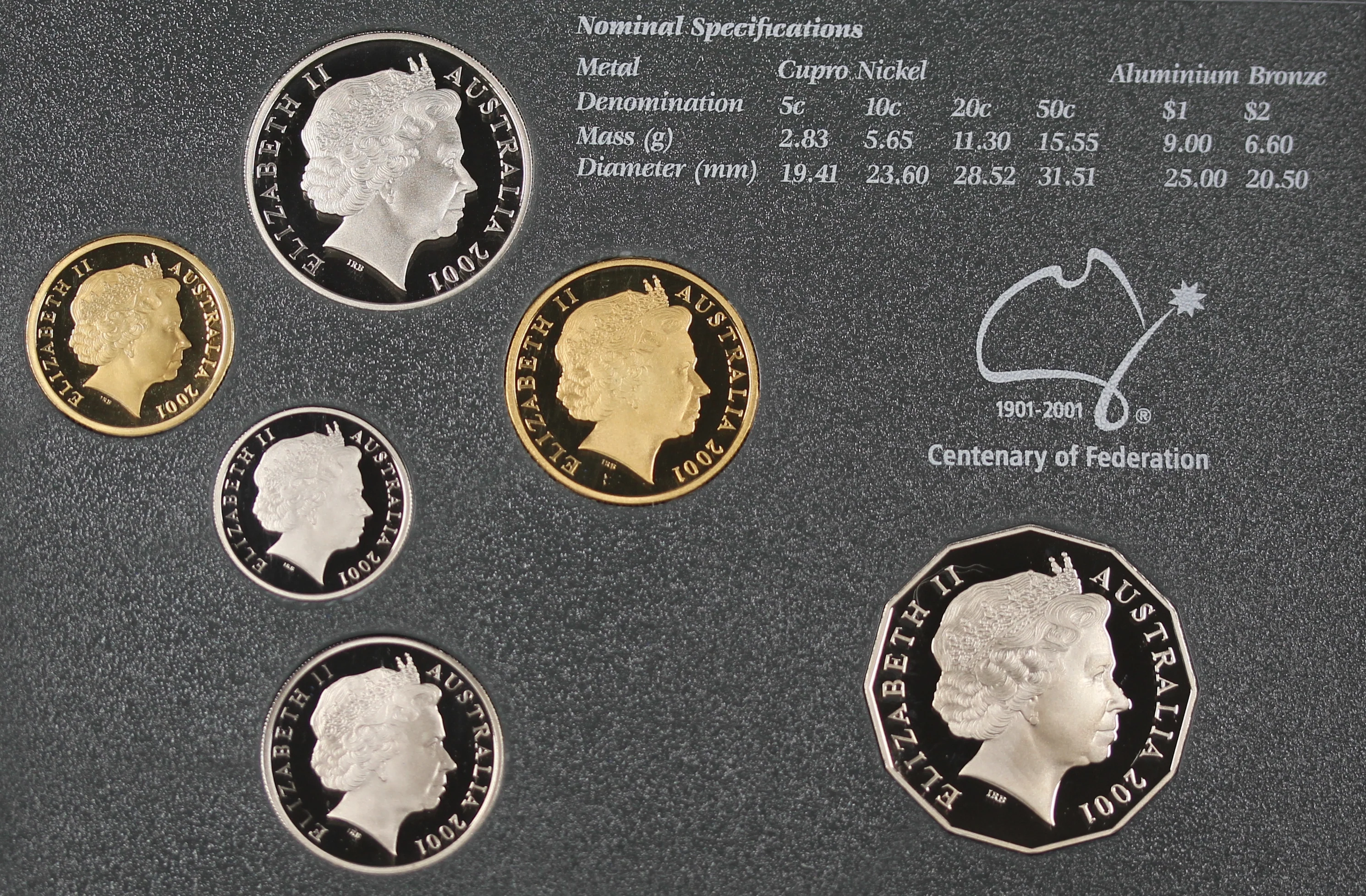 2001 Proof Set Centenary of Federation - Image 3