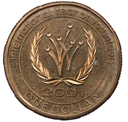 2001 Volunteers $1 Coin