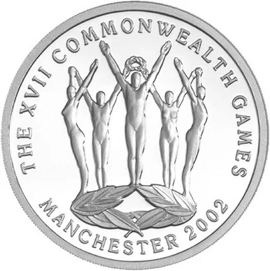 2002 $5 XVII Commonwealth Games Manchester Silver Proof Coin - Image 2