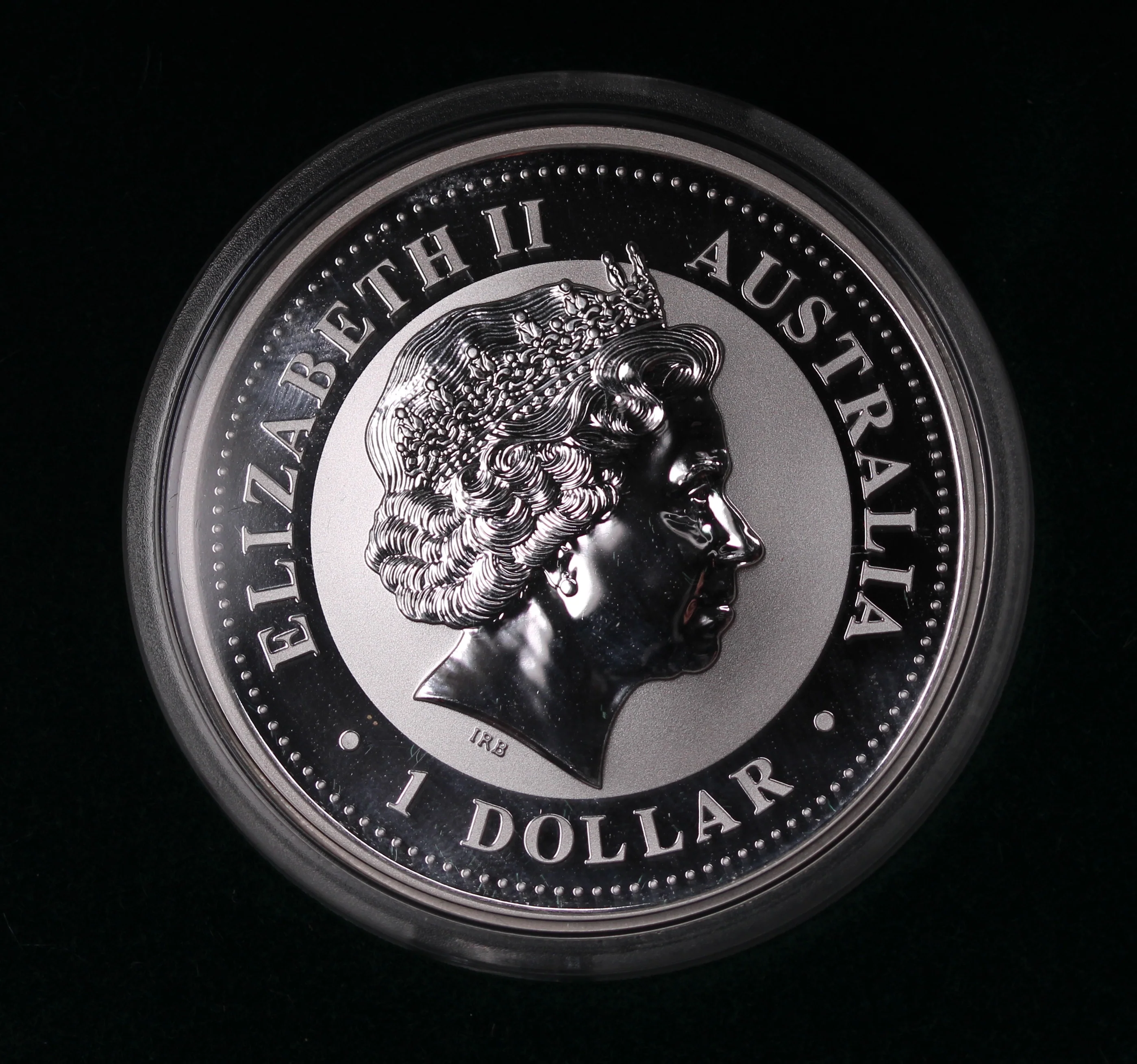 2002 Kookaburra 1oz Silver Coin in Box - Image 2