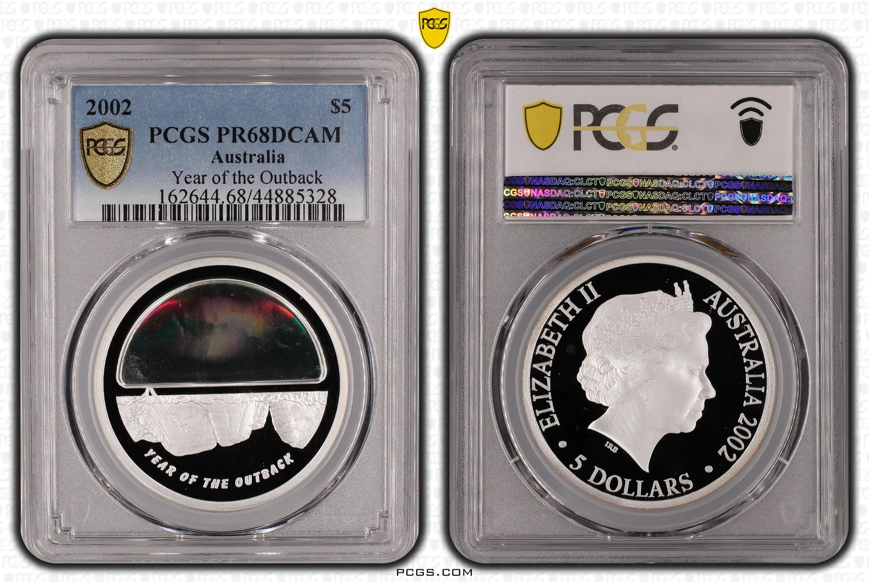 2002 Year of the Outback 1oz Silver Proof Finale Coin PR68DCAM