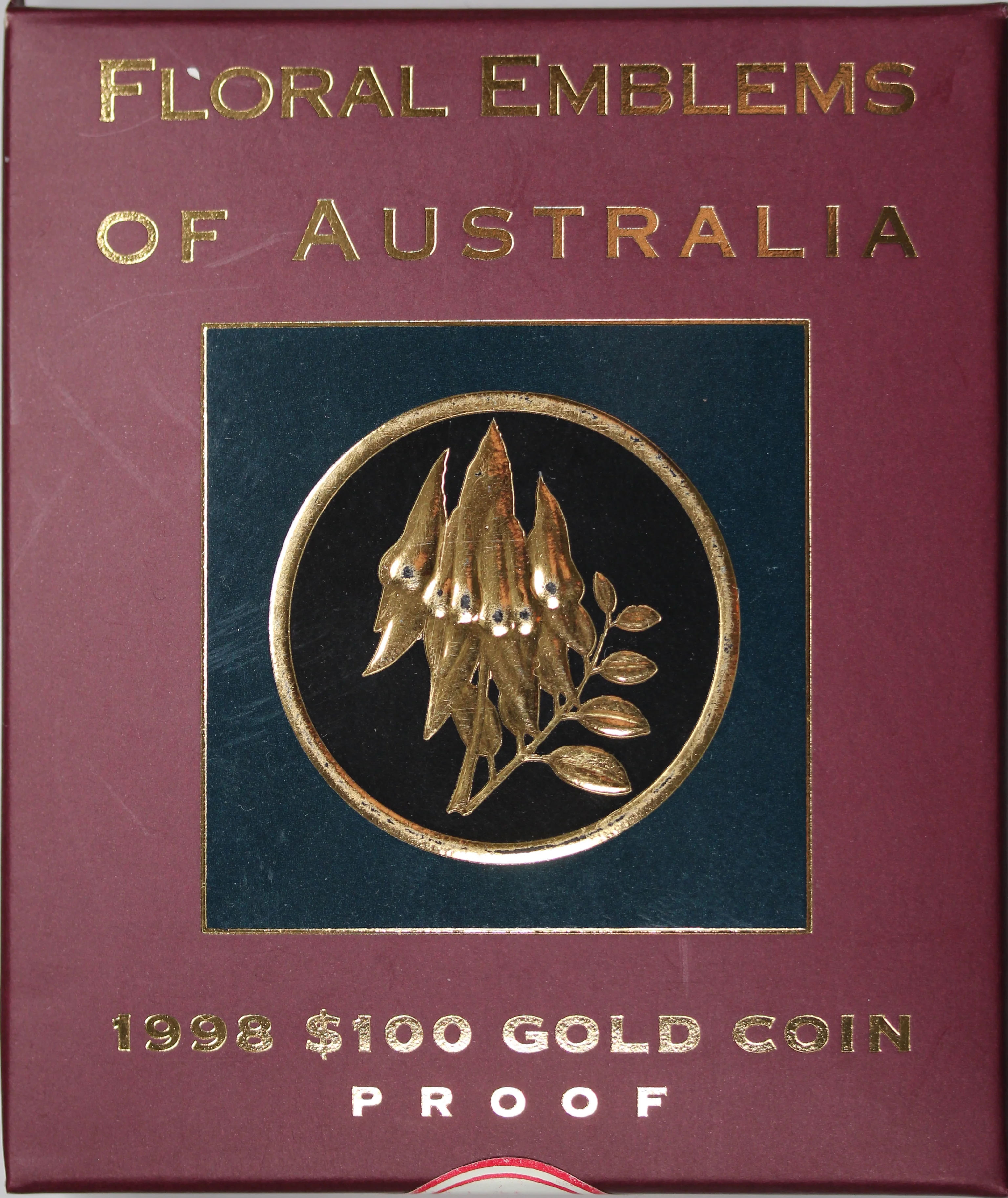 1998 Floral Emblems - Sturt's Desert Pea 1/3oz Gold Proof Coin - Image 4
