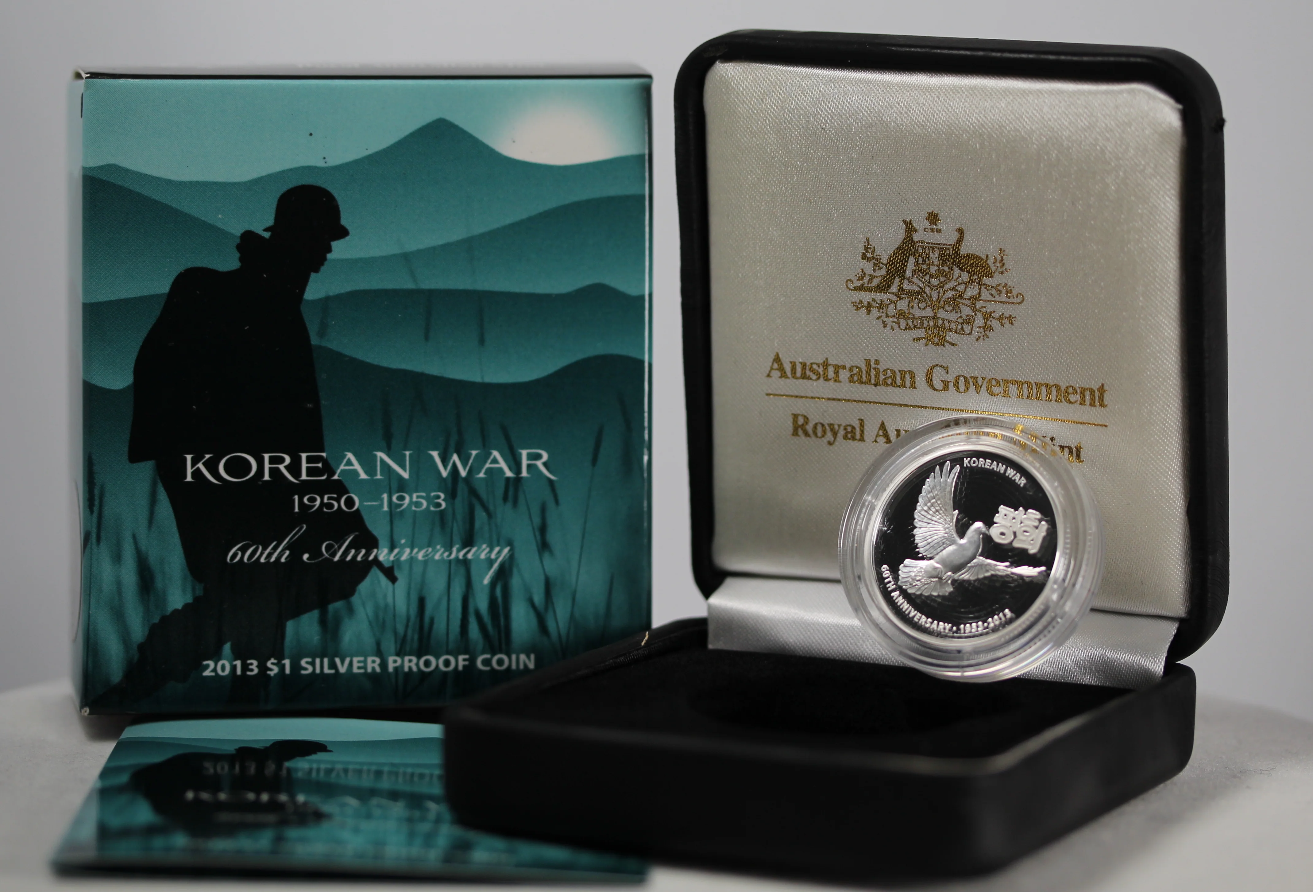 2013 Korean War $1 Silver Proof