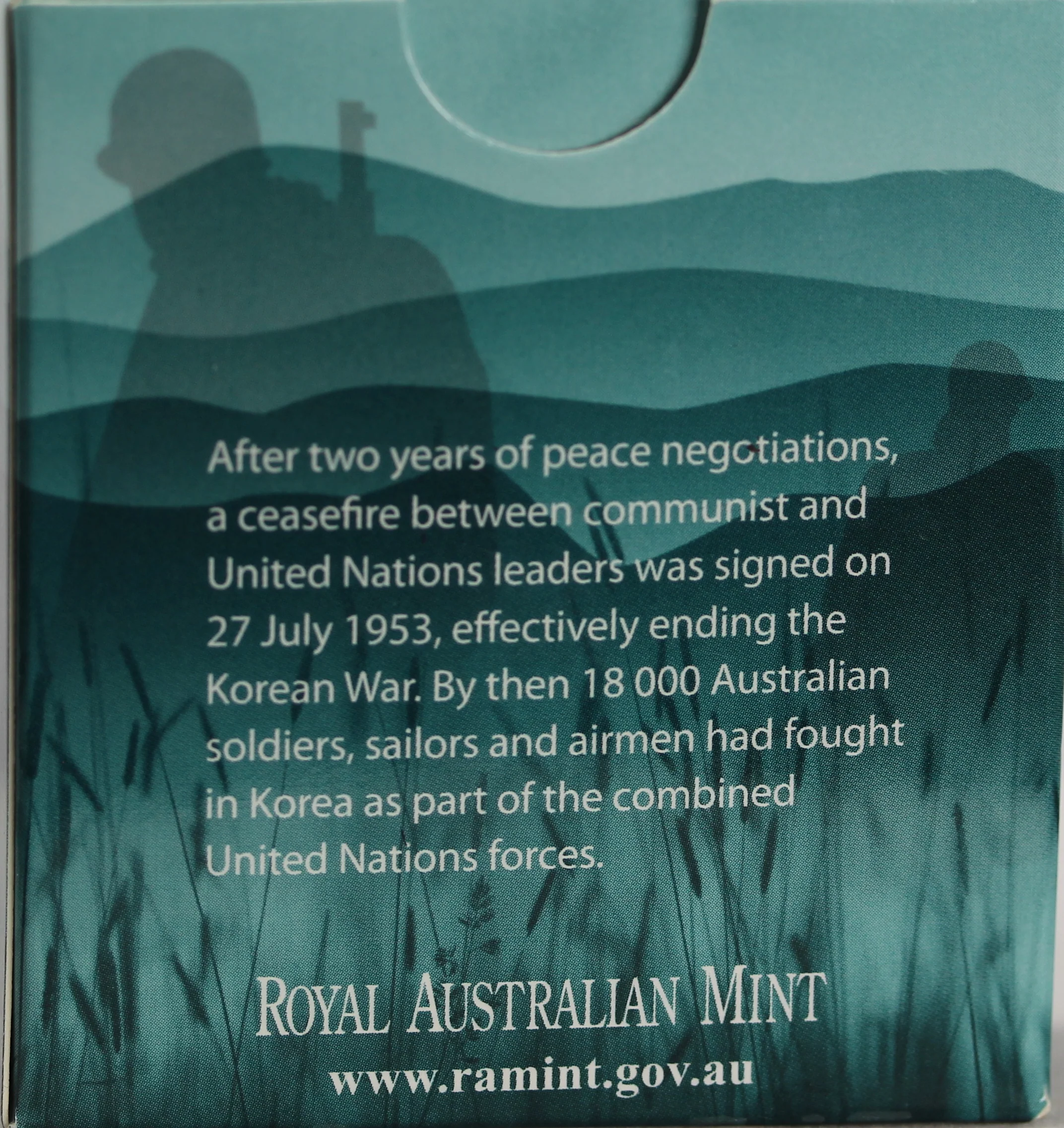 2013 Korean War $1 Silver Proof - Image 3