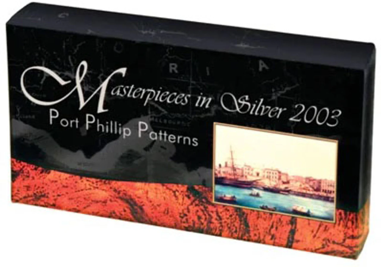 2003 Masterpieces In Silver Port Phillip Patterns 4 Coin Set - Image 2