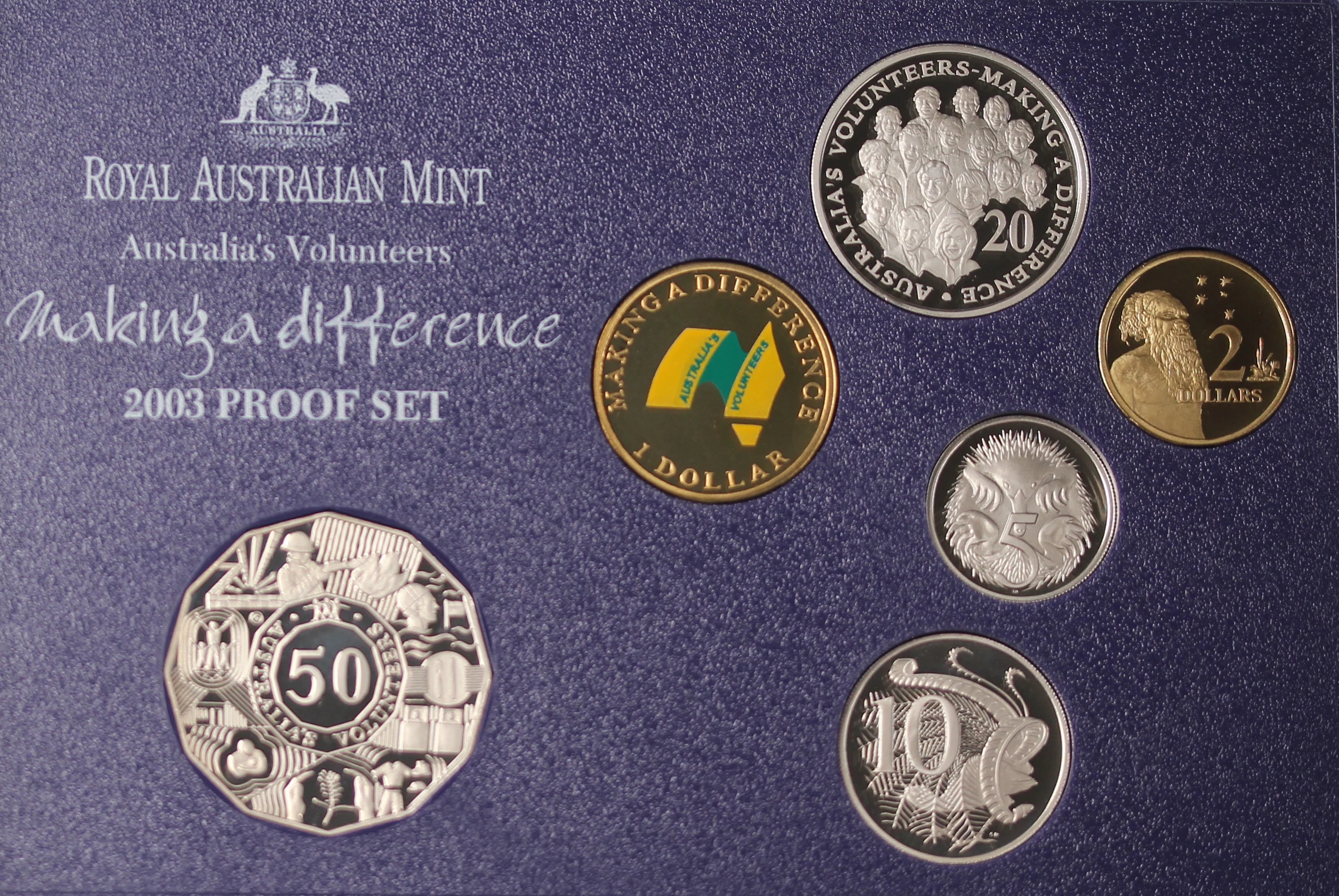 2003 Proof Set Australia's Volunteers - Image 2