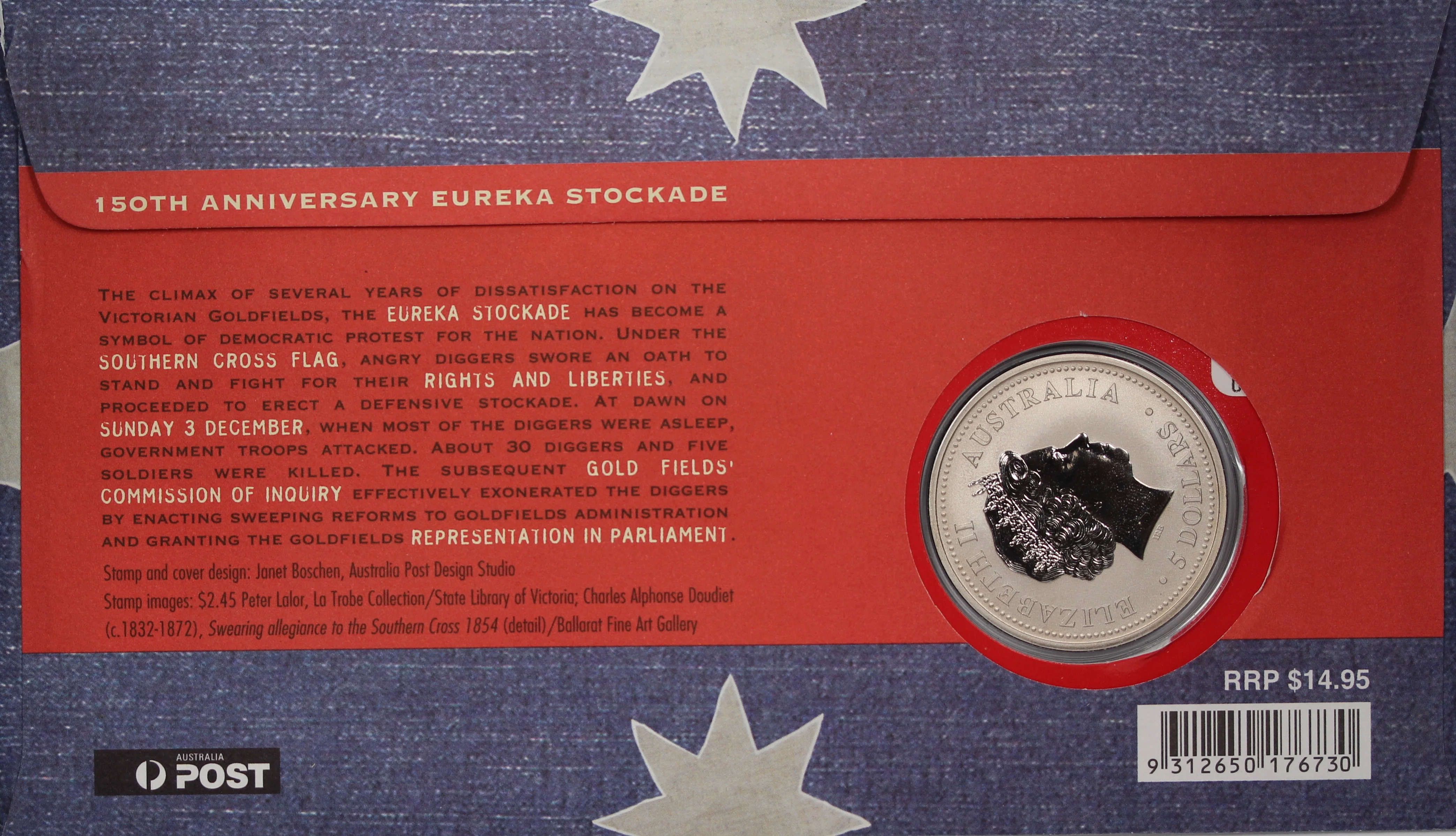 2004 150th Anniversary of Eureka Stockade PNC - Image 2