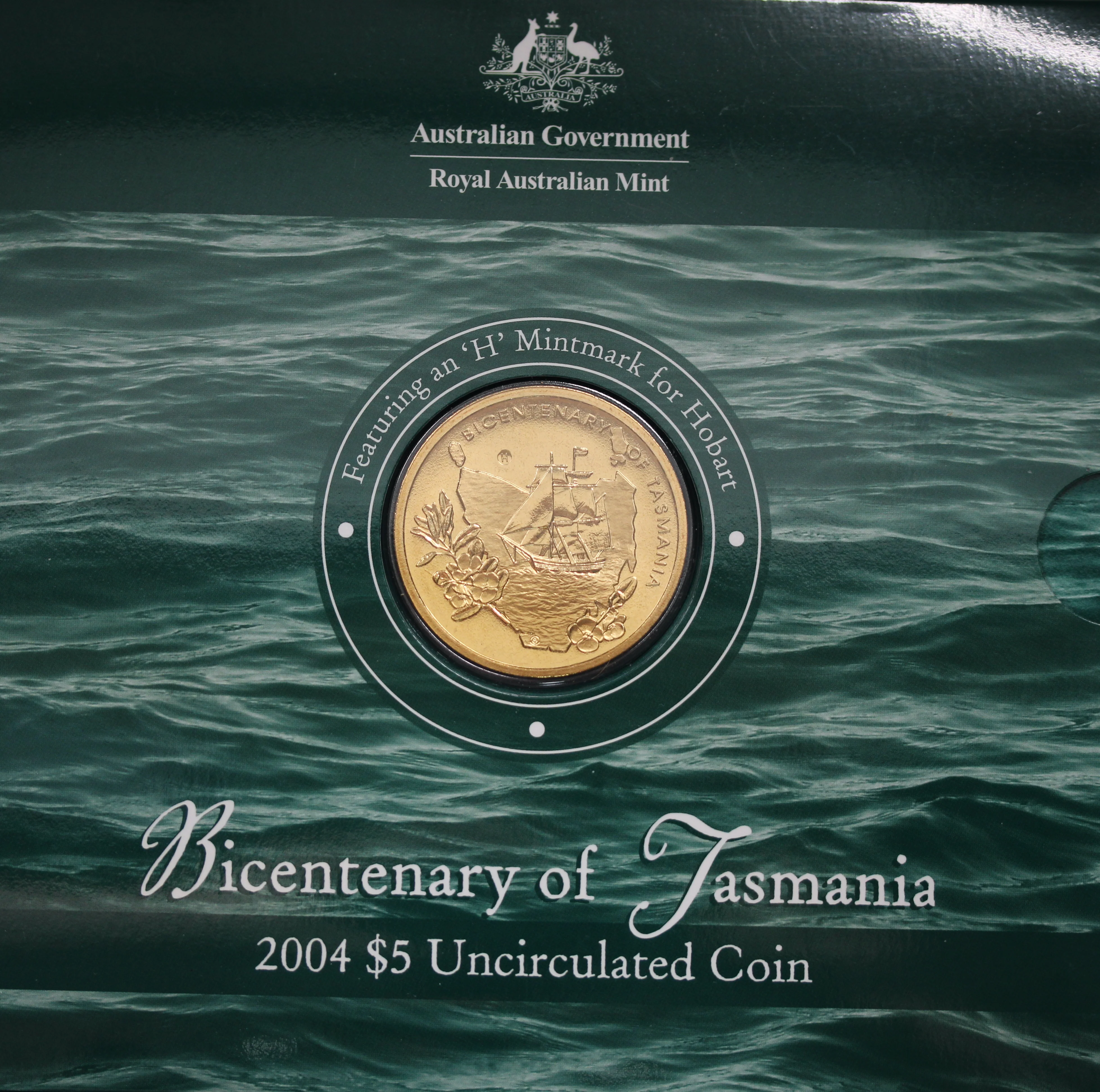 2004 $5 Bicentenary of Tasmania UNC