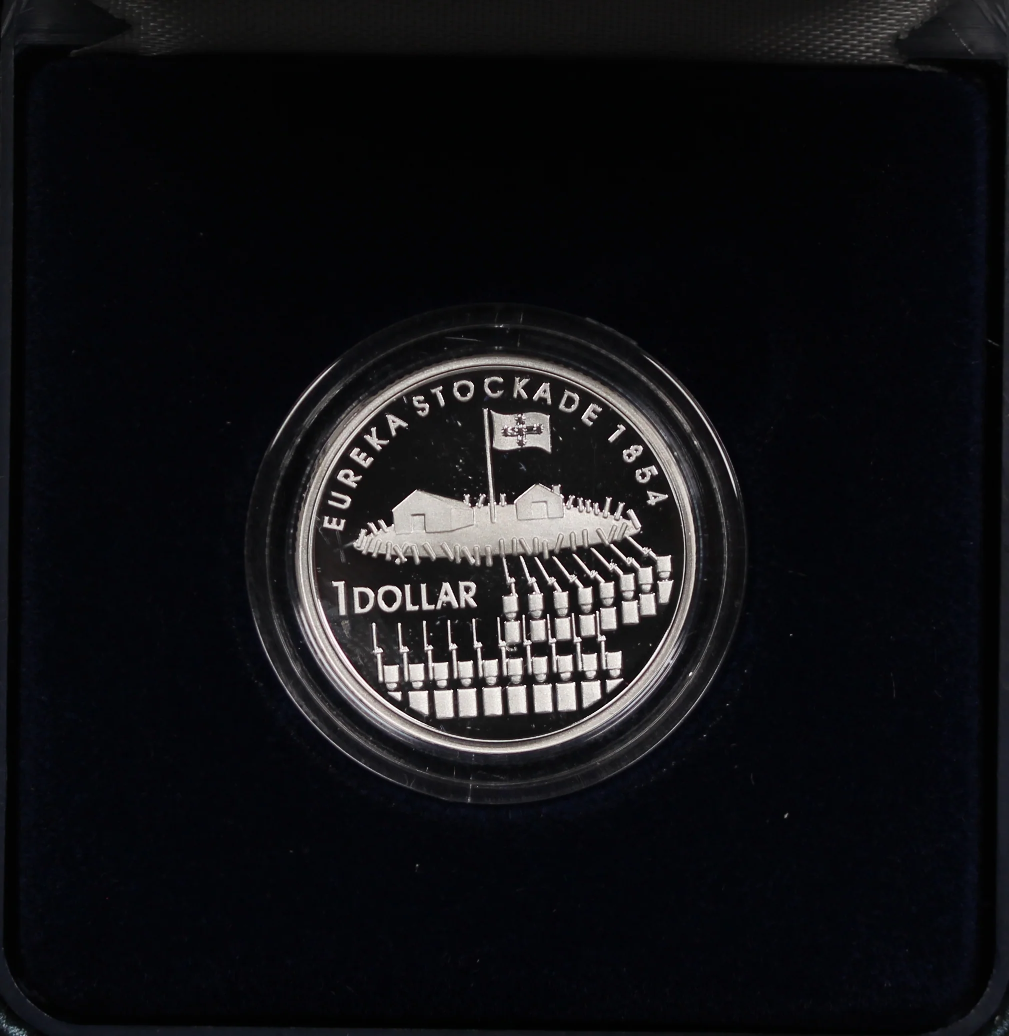 2004 Eureka Stockade $1 Silver Proof Coin - Image 3
