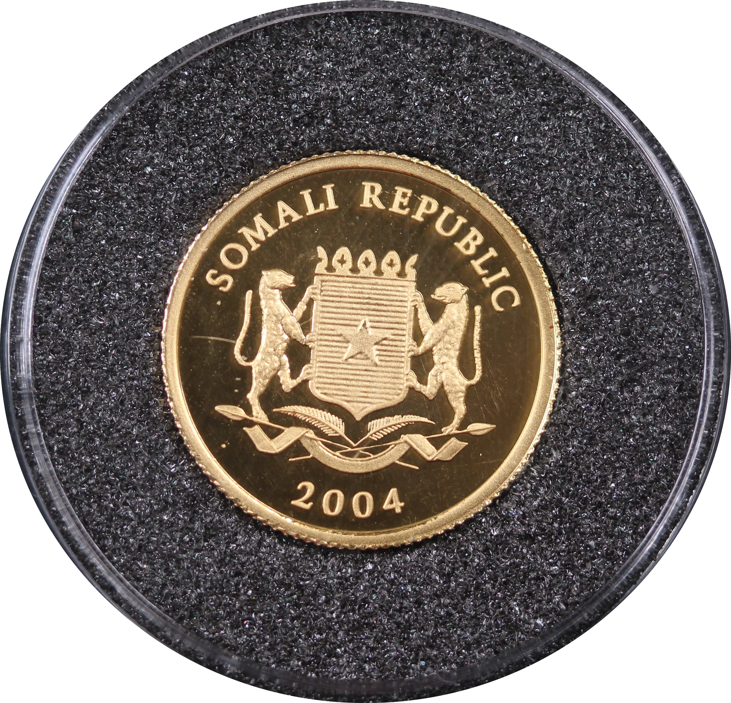 2004 Julius Caesar 1.2g .999 Gold Proof Coin - Image 2