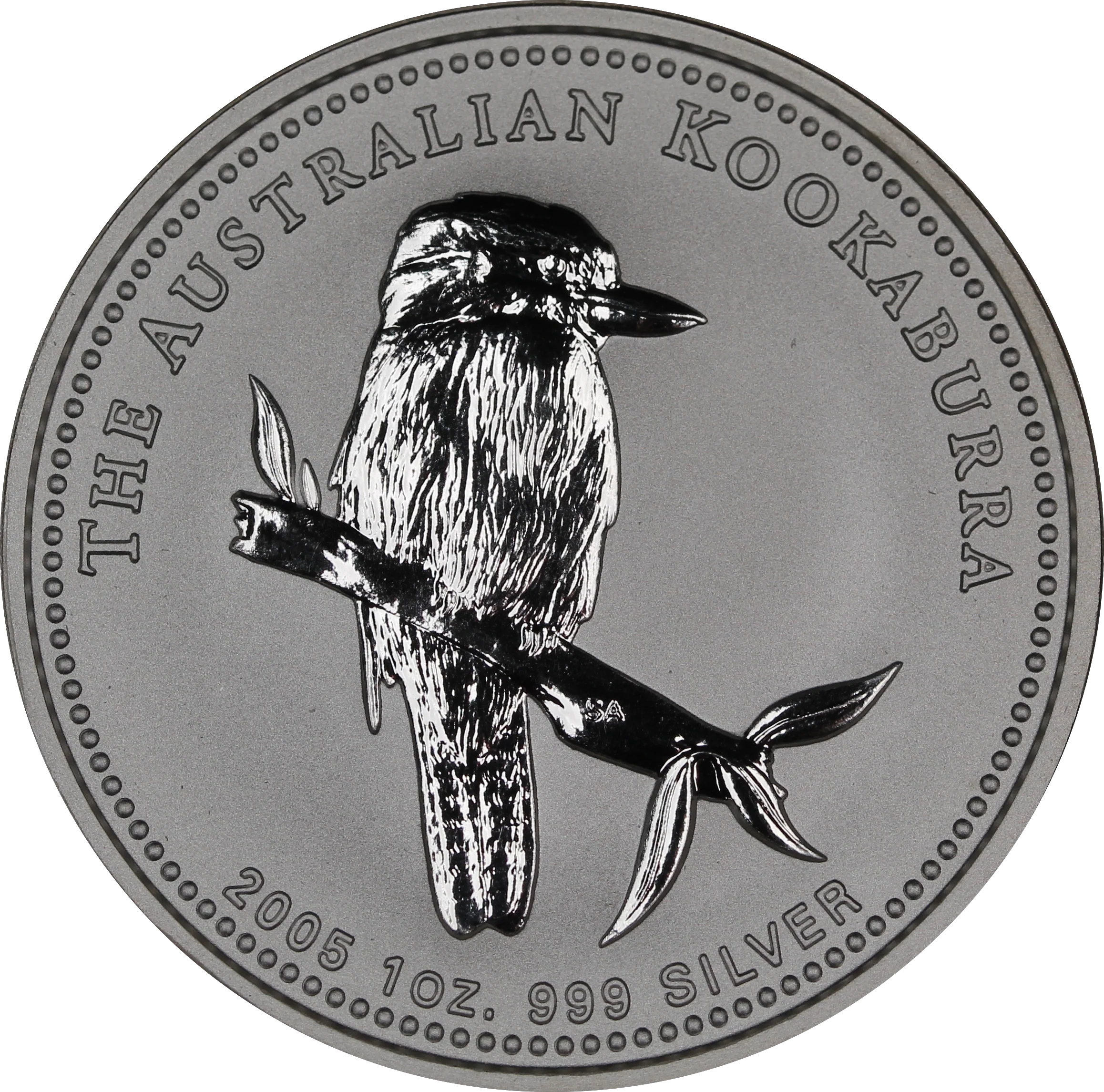 2005 1oz Silver Kookaburra Coin