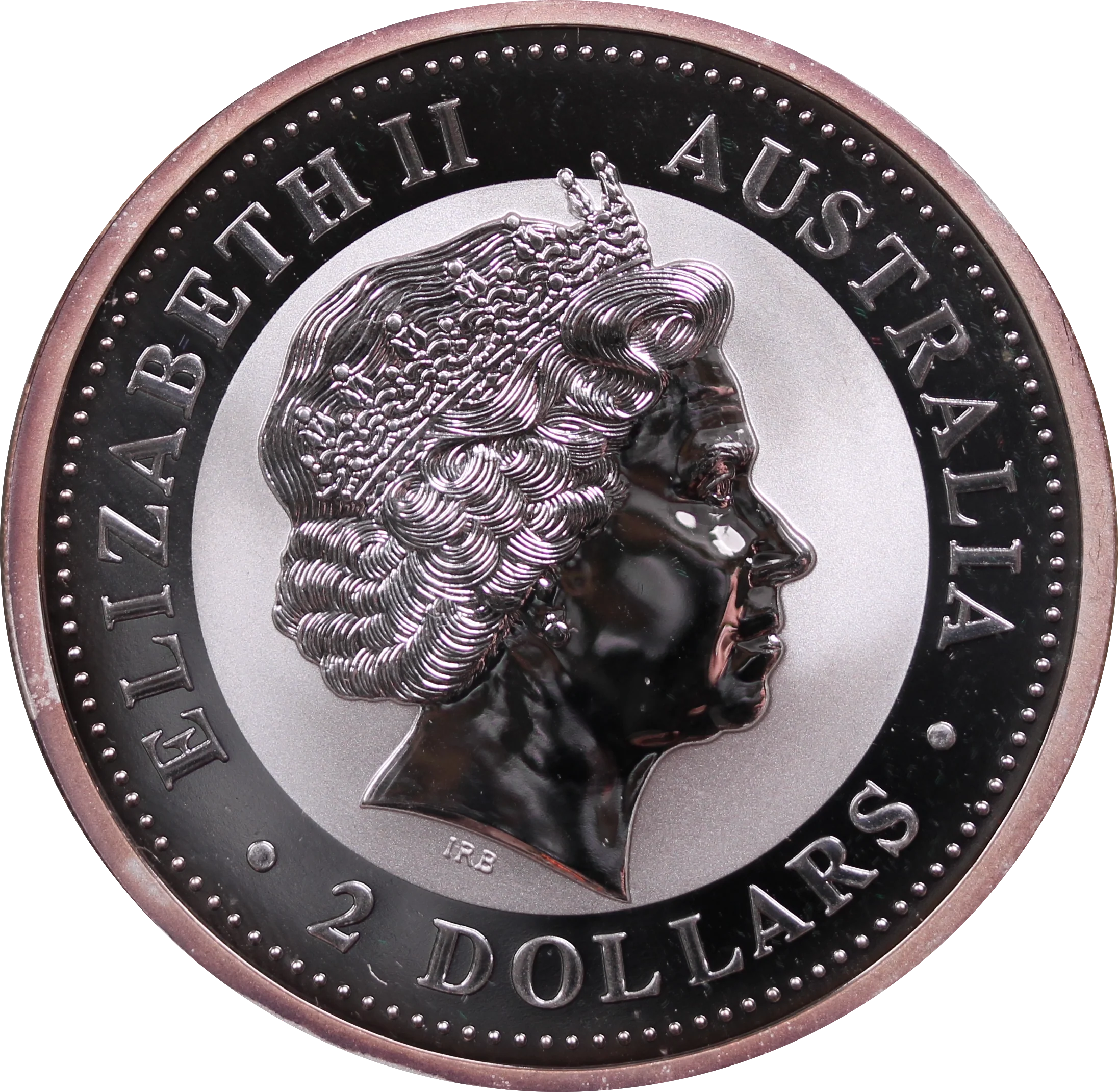 2005 Year of the Rooster Coloured 2oz Silver Proof Coin - Image 2