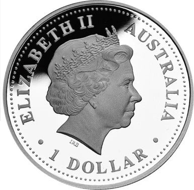 2006 $1 Australia On The Map Duyfken 1oz Silver Coloured Proof Coin - Image 2