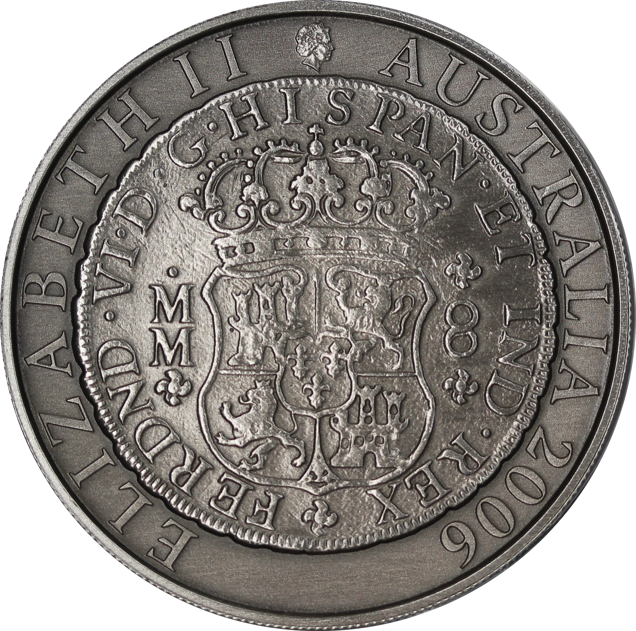 2006 $1 Subscription Coin - Spanish Pillar Silver Dollar Coin - Image 2