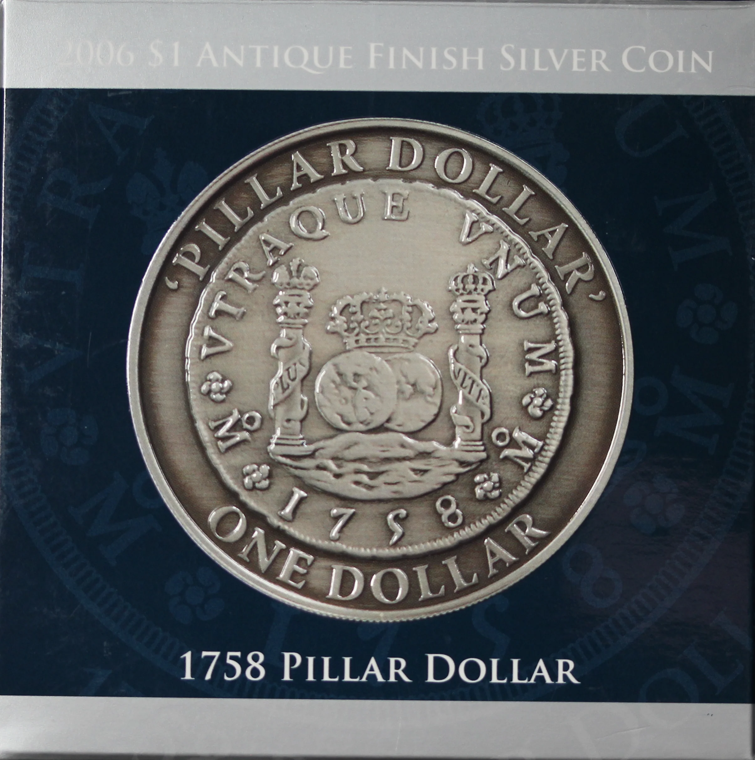 2006 $1 Subscription Coin - Spanish Pillar Silver Dollar Coin - Image 3