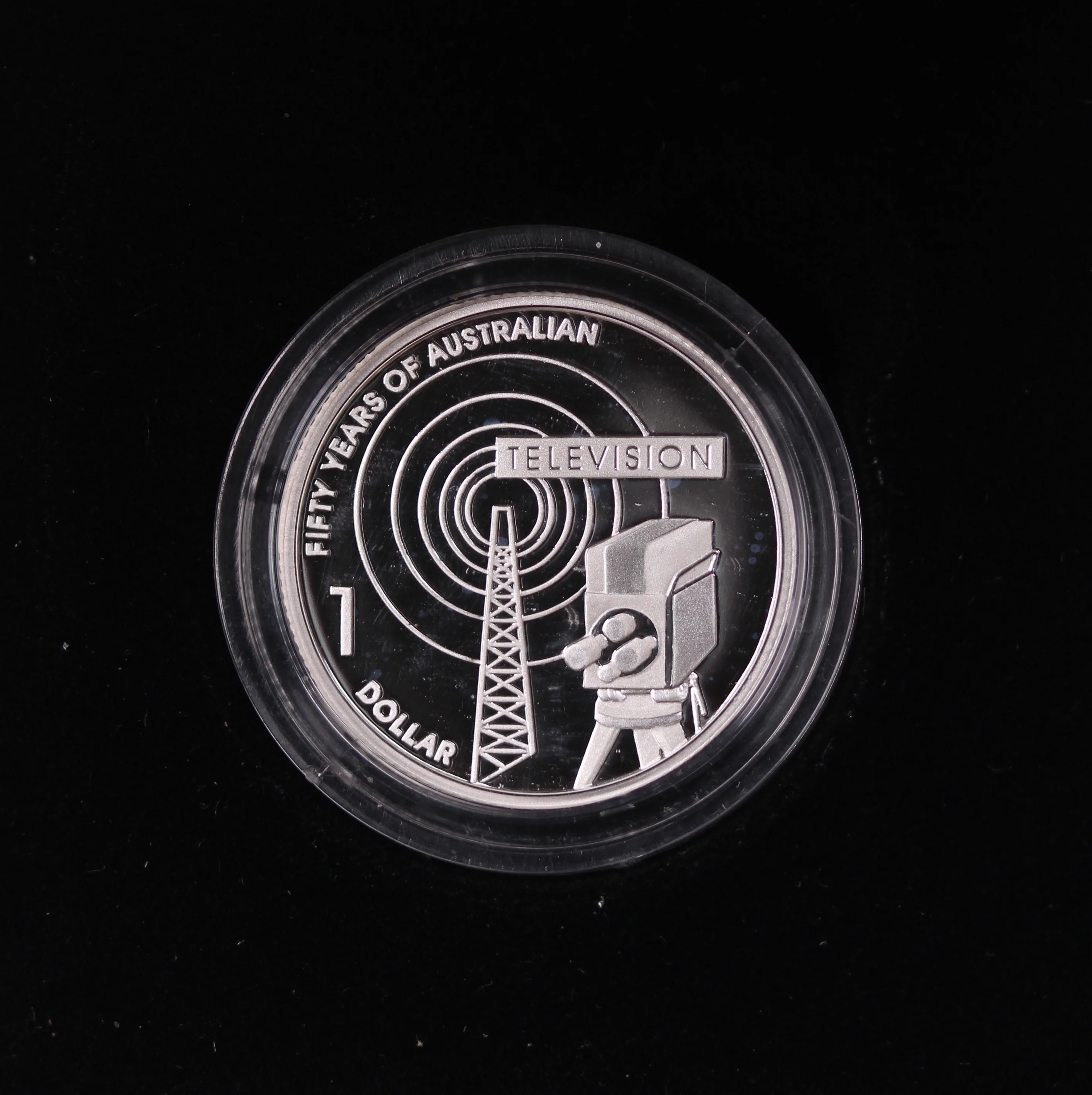 2006 50 Years of Australian Television $1 Silver Proof Coin - Image 2