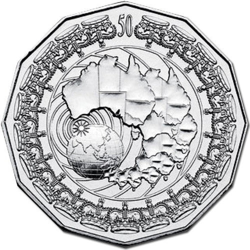 2006 50c Her Majesty Queen Elizabeth II Royal Visit Uncirculated Coin - Image 2