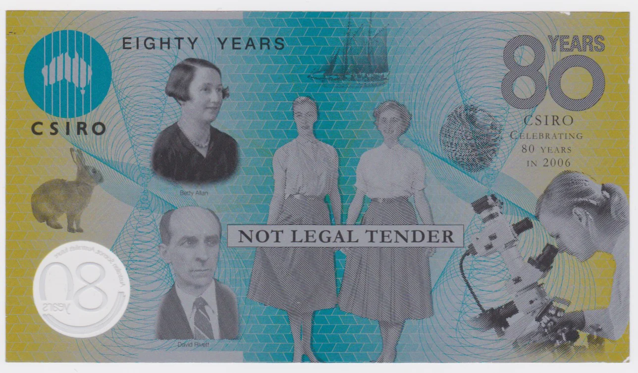 2006 CSIRO 80th Anniversary Banknote - Image 2