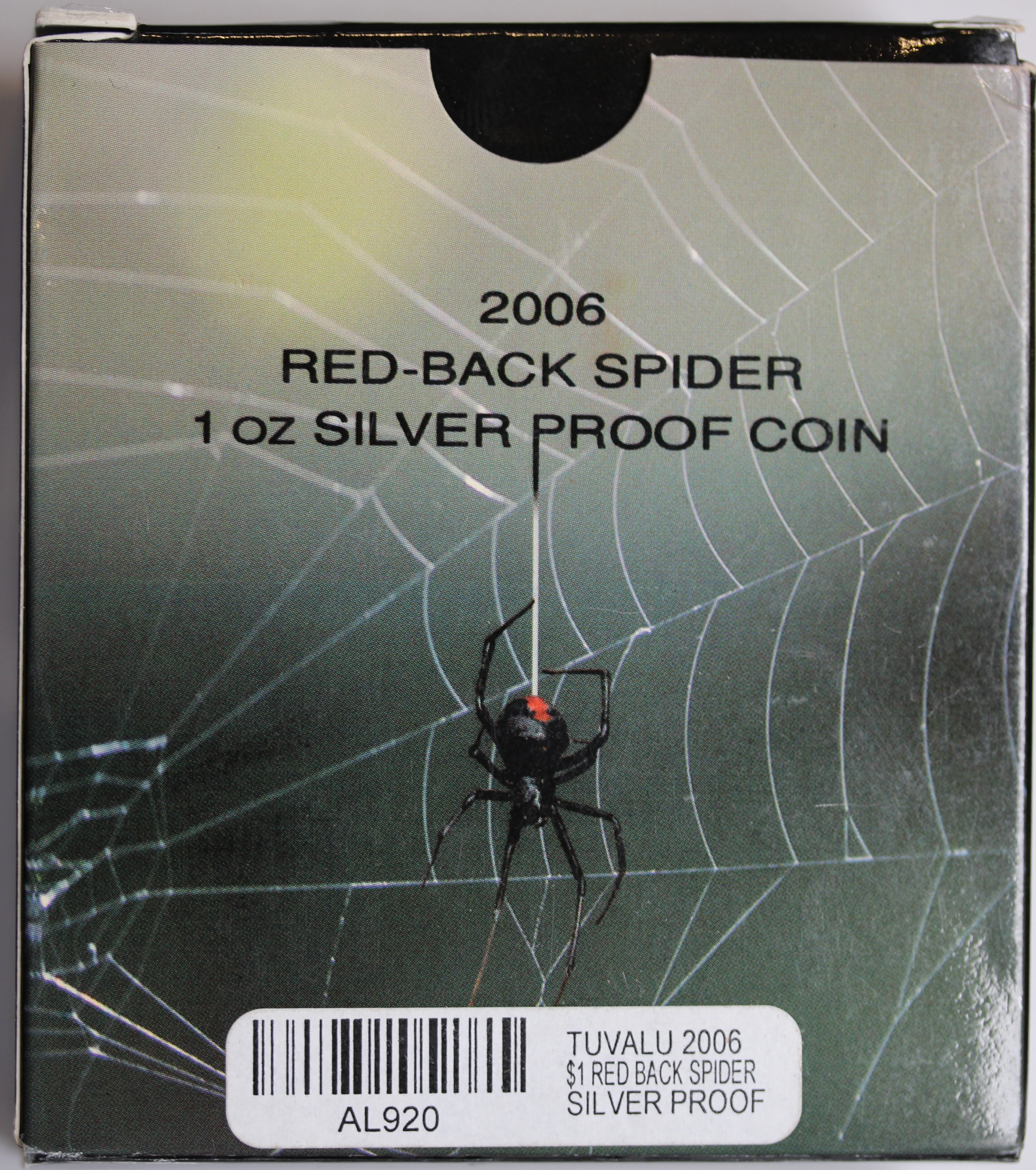 2006 Deadly and Dangerous - Redback Spider 1oz Silver Proof Coin - Image 4