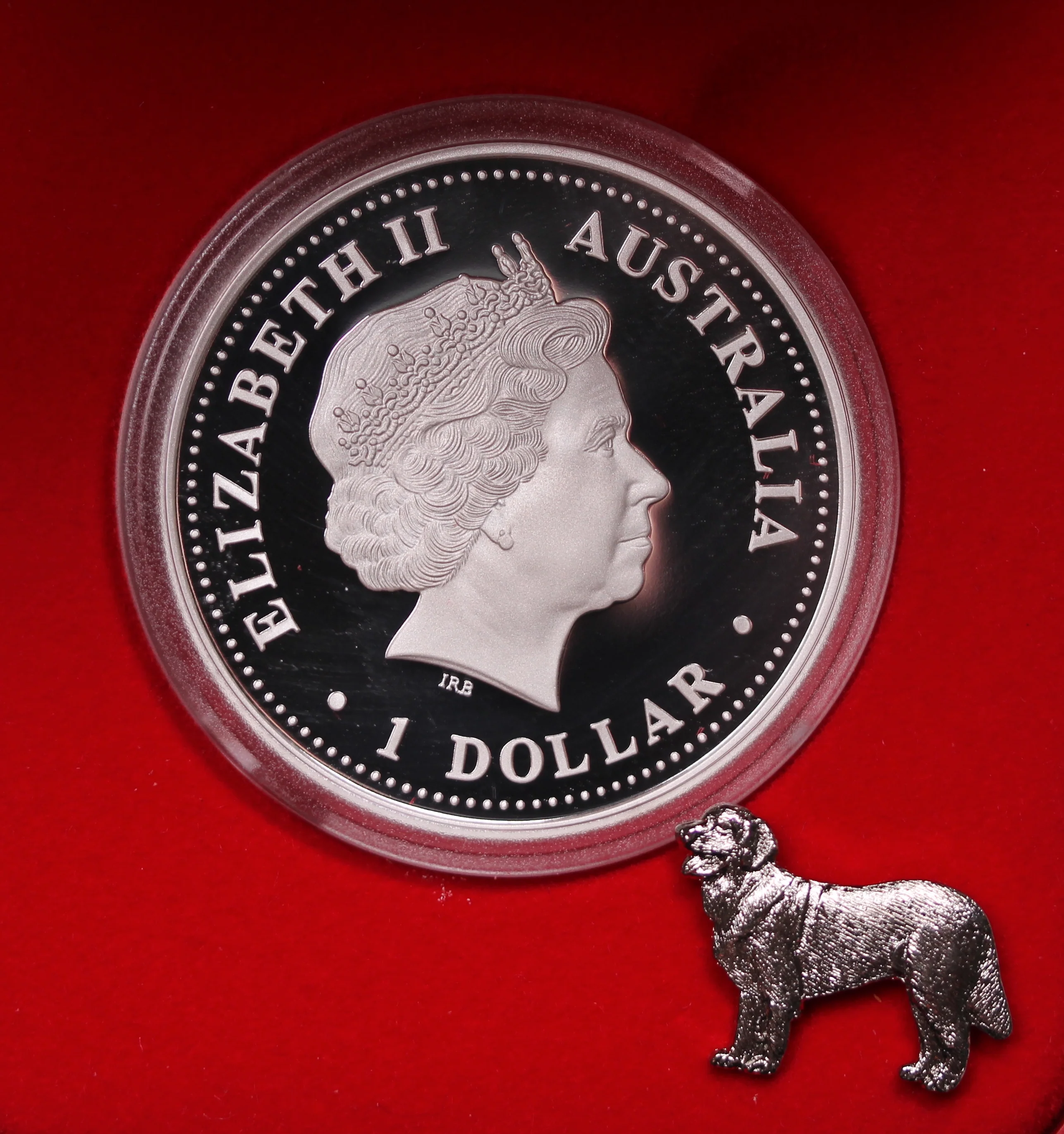 2006 Lunar Year of the Dog 1oz Silver Proof Coin - Image 2