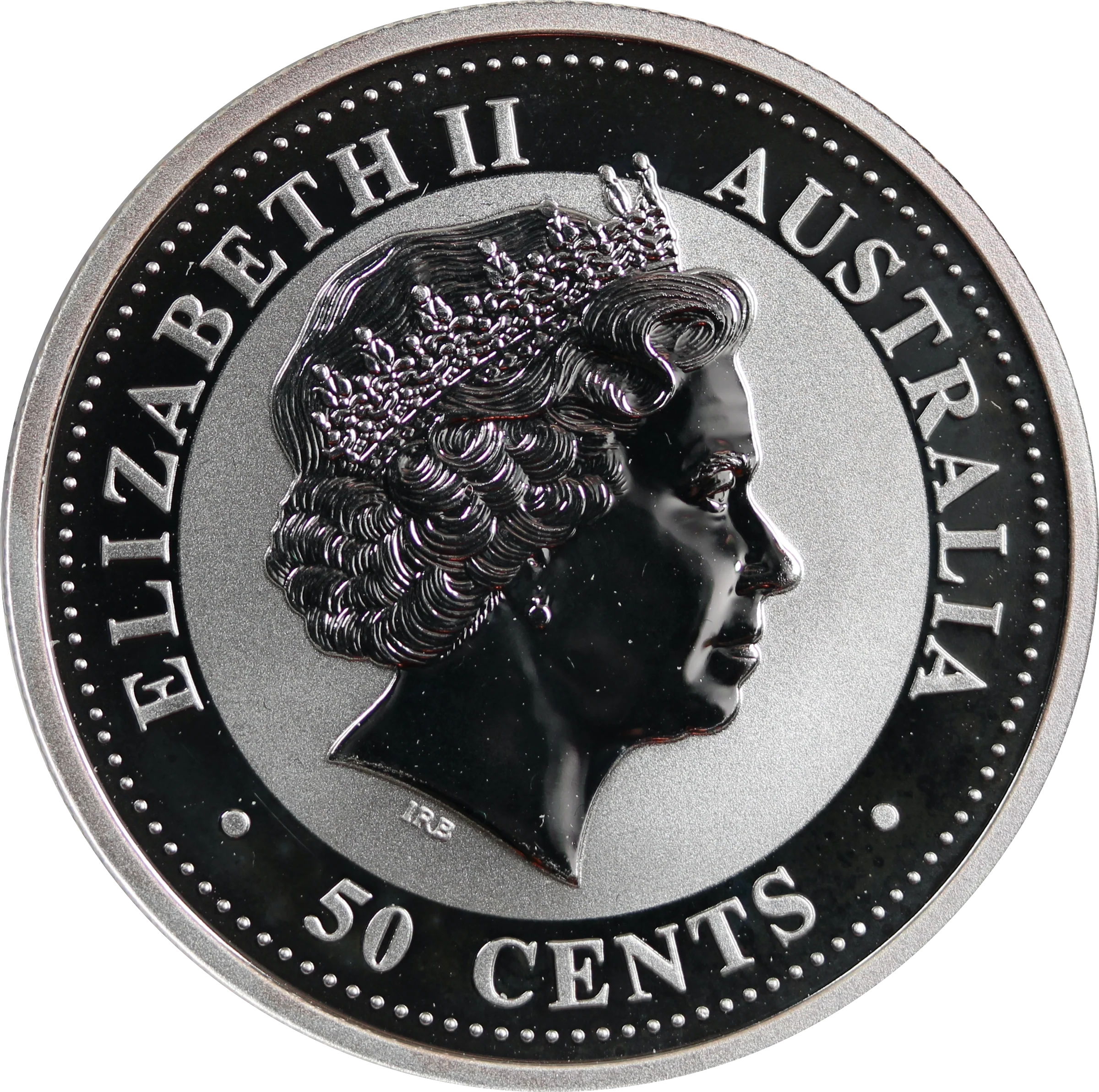 2006 Year Of The Dog 1/2oz Silver Coloured Coin - Image 2