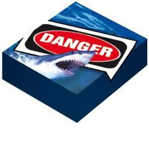 2007 $1 Deadly and Dangerous Great White Shark 1oz Silver Coloured Proof Coin - Image 4