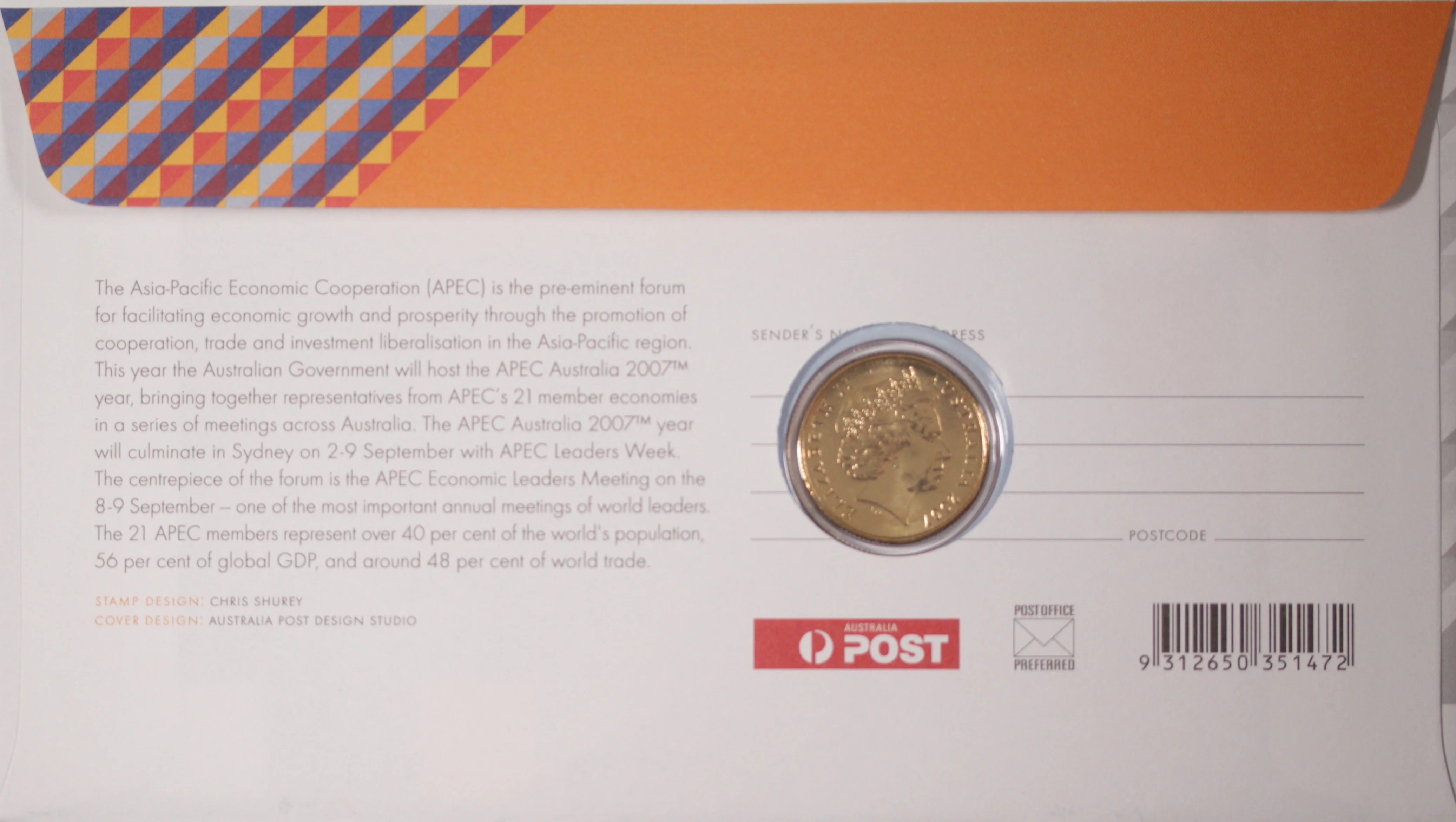 2007 APEC $1 PNC - Image 2