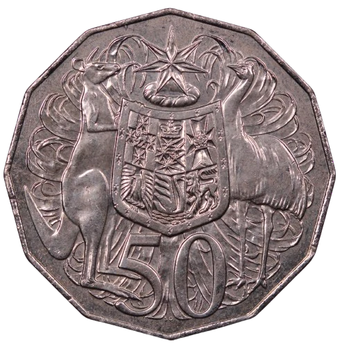 2007 Coat of Arms 50c Coin