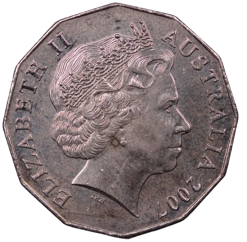 2007 Coat of Arms 50c Coin - Image 2