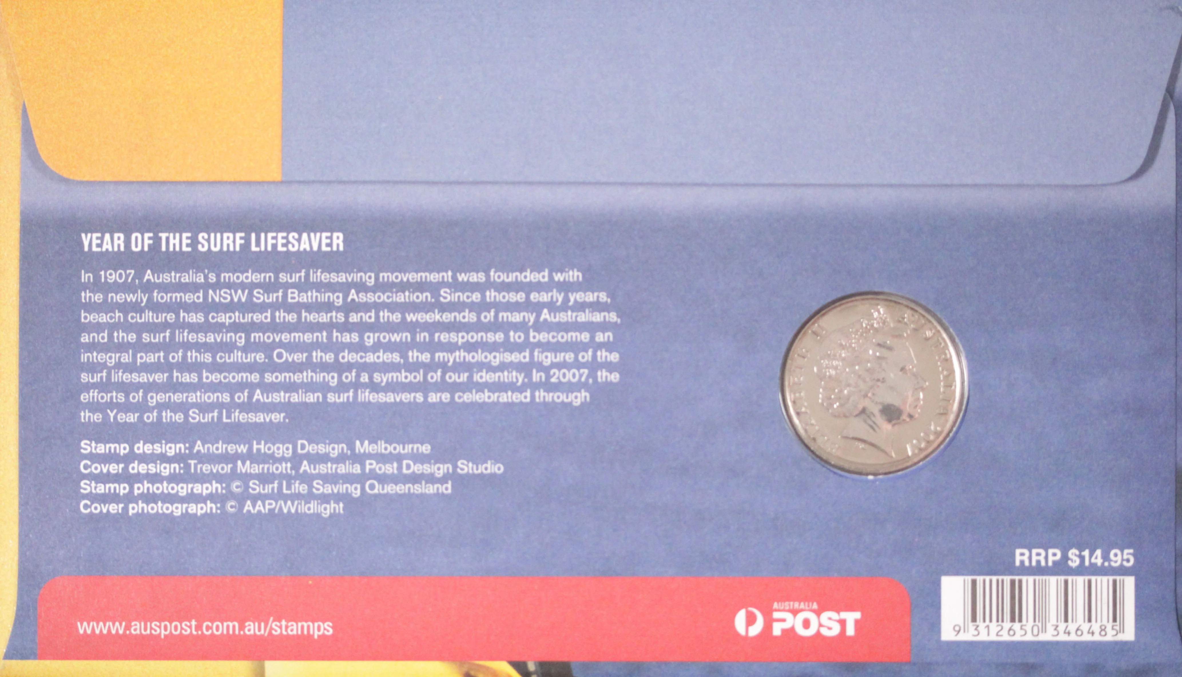 2007 Year of the Surf Lifesaver 20c PNC - Image 2
