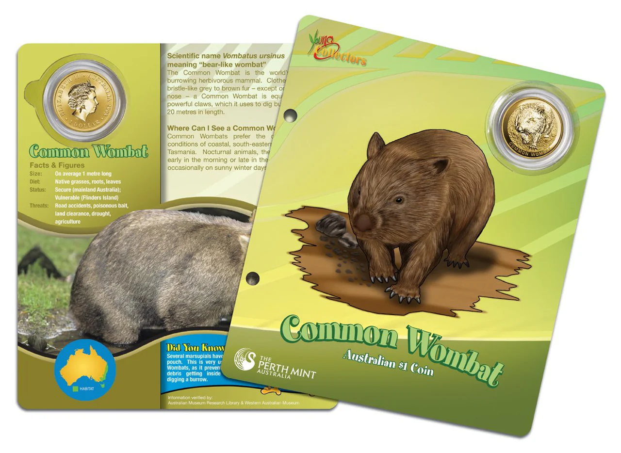 2008 $1 Young Collectors Australian Animals 12 Coin Set - Image 2