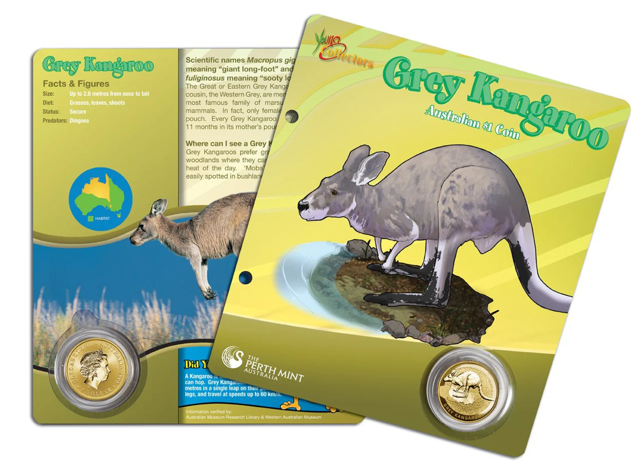 2008 $1 Young Collectors Australian Animals 12 Coin Set - Image 7
