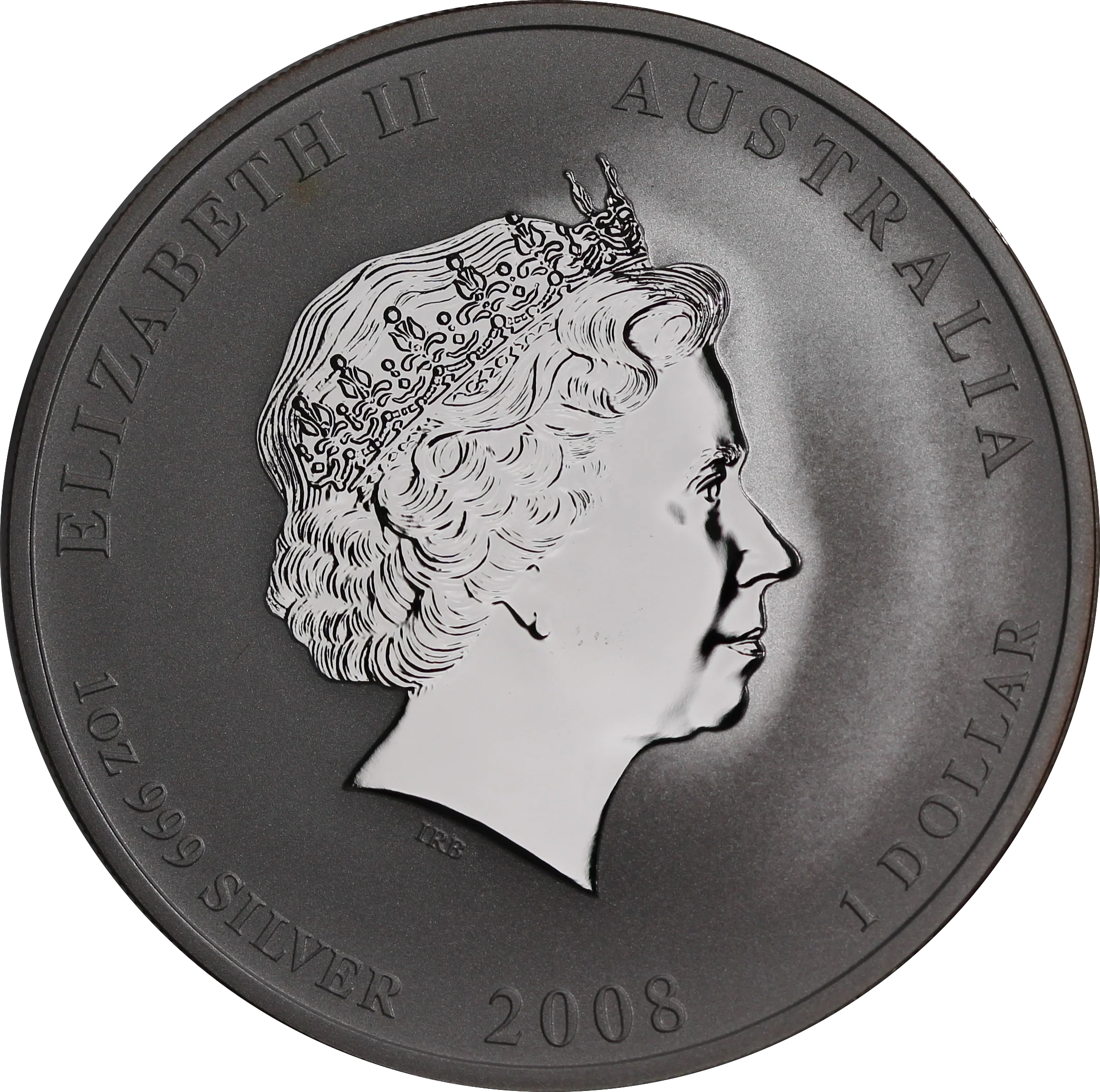 2008 1oz Silver Year of the Mouse - Image 2