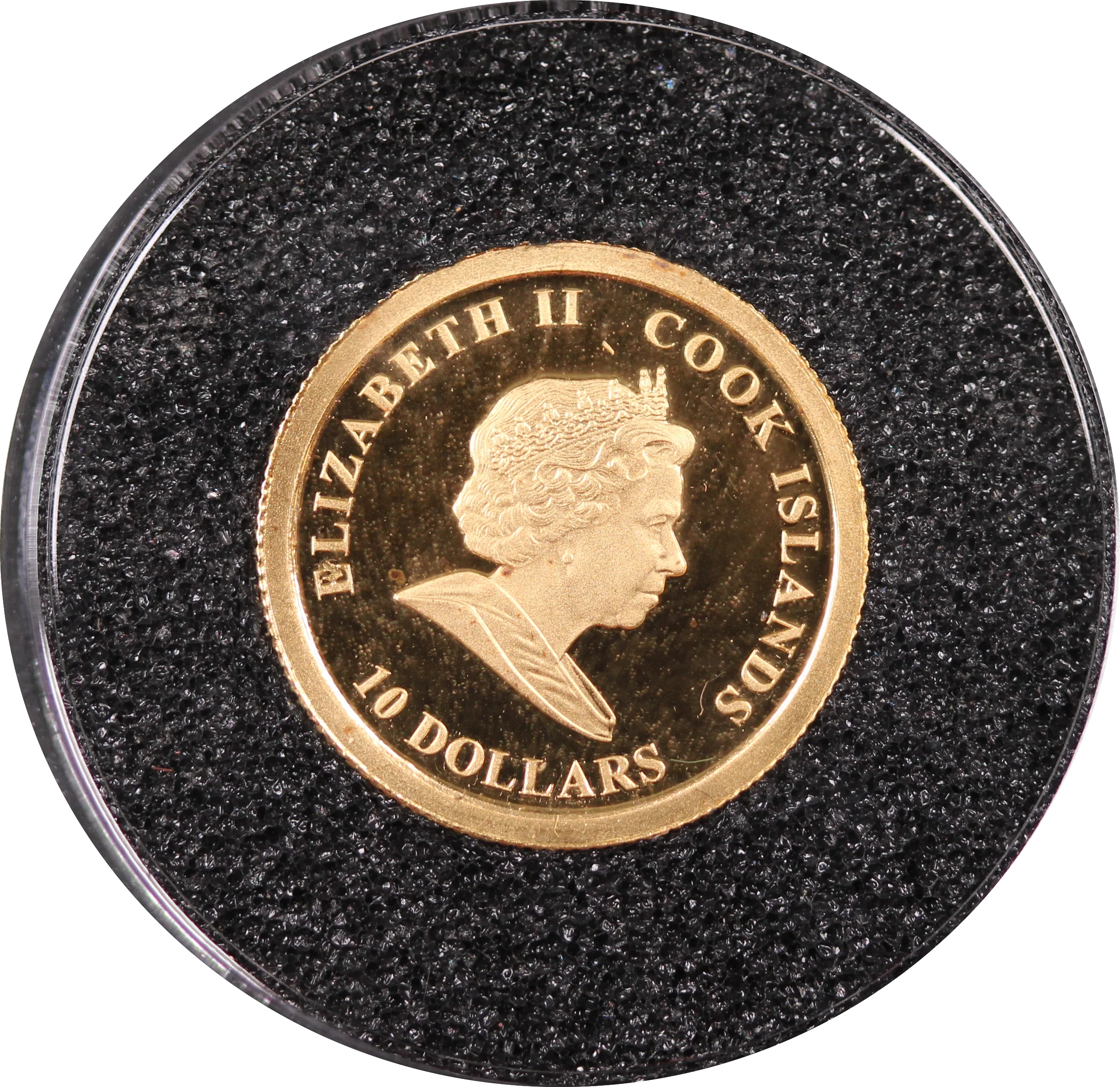 2008 Captain Cook 1.2g .999 Gold Proof Coin - Image 2