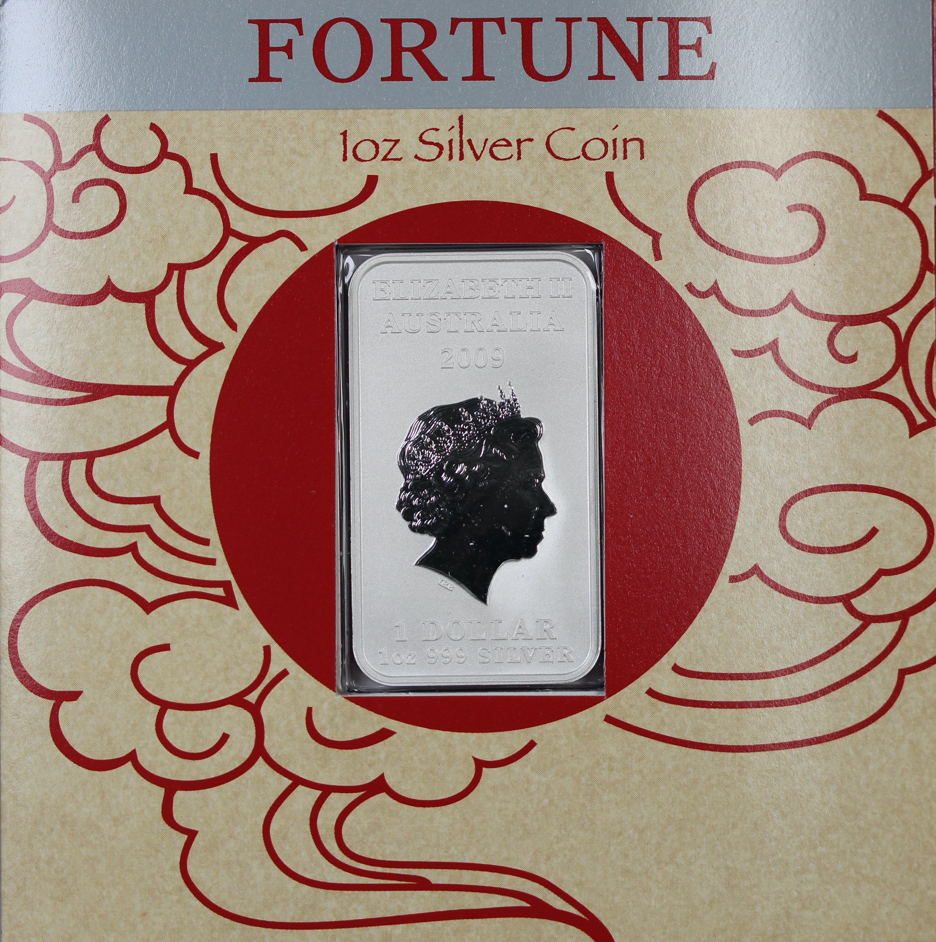 2009 $1 Chinese Mythical Characters Fortune 1oz Silver Coin - Image 2