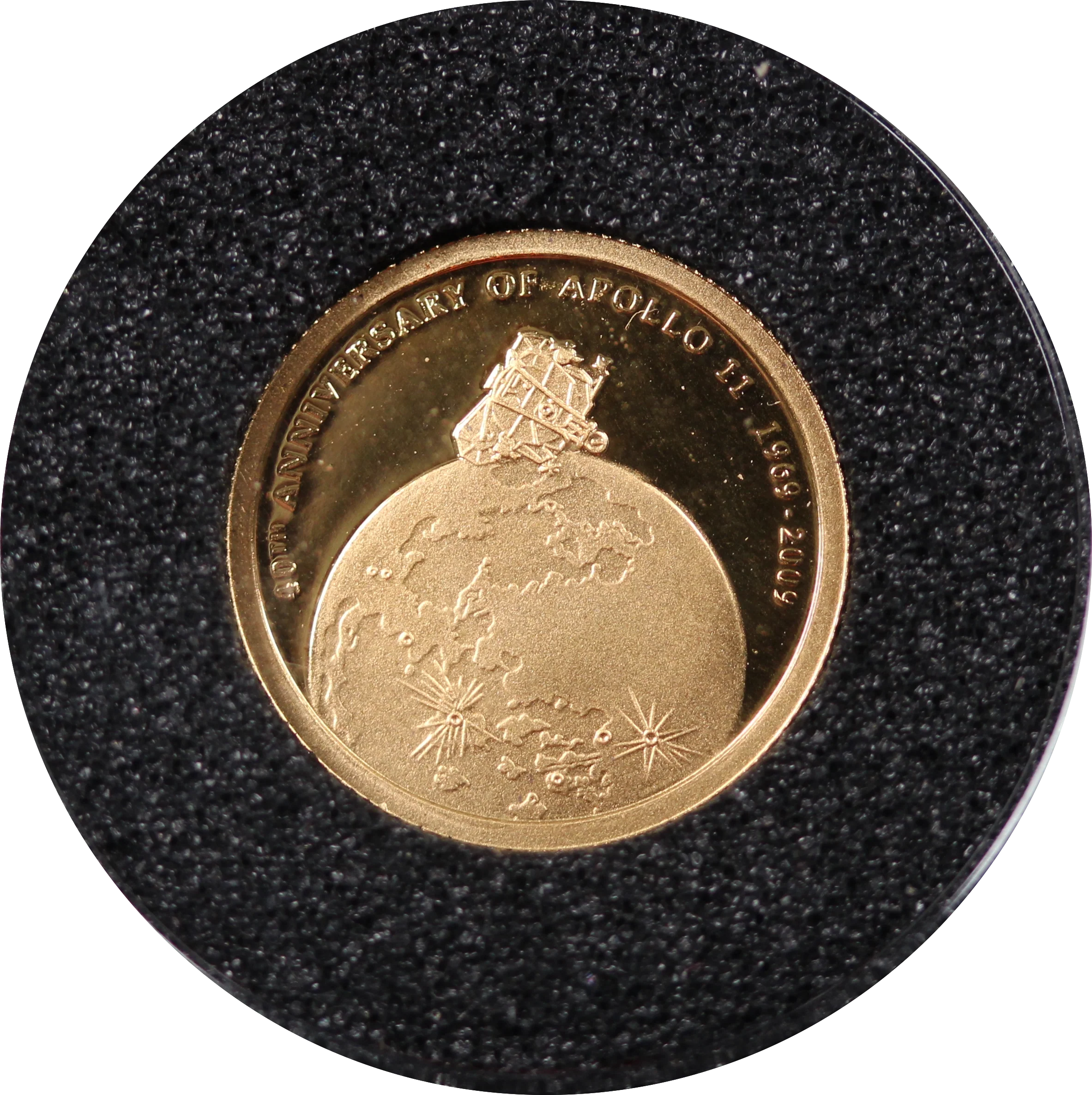 2009 Apollo 11 1.2g .999 Gold Proof Coin