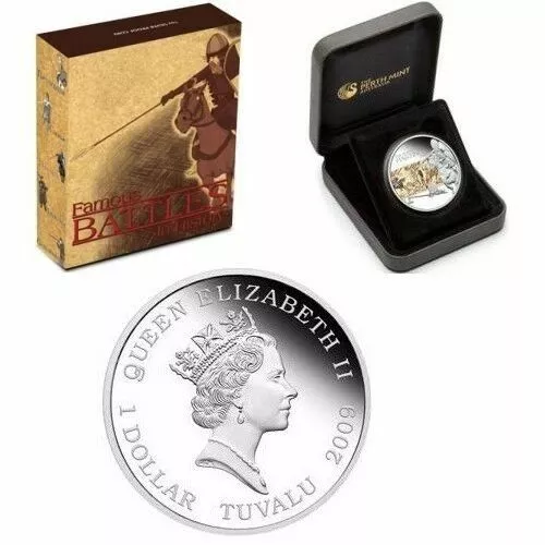2009 Famous Battles in History - Hastings 1oz Silver Proof Coin - Image 2