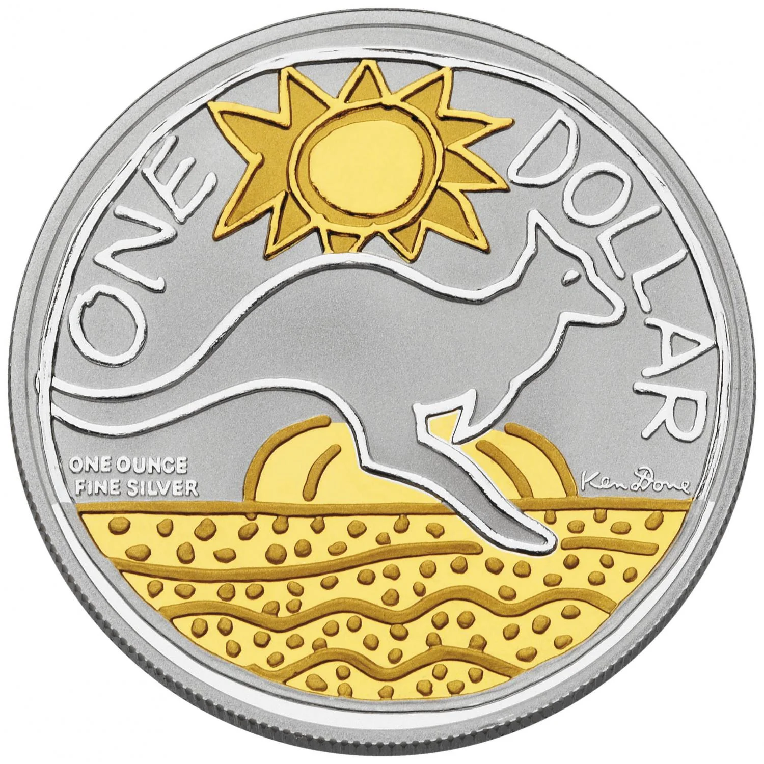 2009 Ken Done 1oz Silver Proof Coin