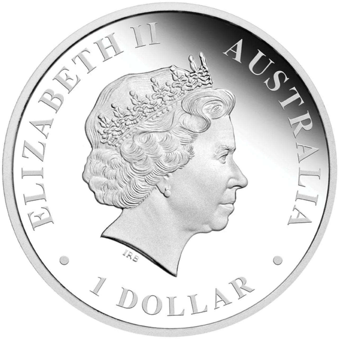 2010 $1 Australian Antarctic Territory Husky 1oz Silver Coloured Proof Coin - Image 2