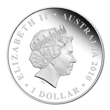 2010 $1 Celebrate Australia Tasmania 1oz Silver Coloured Proof Coin - Image 3
