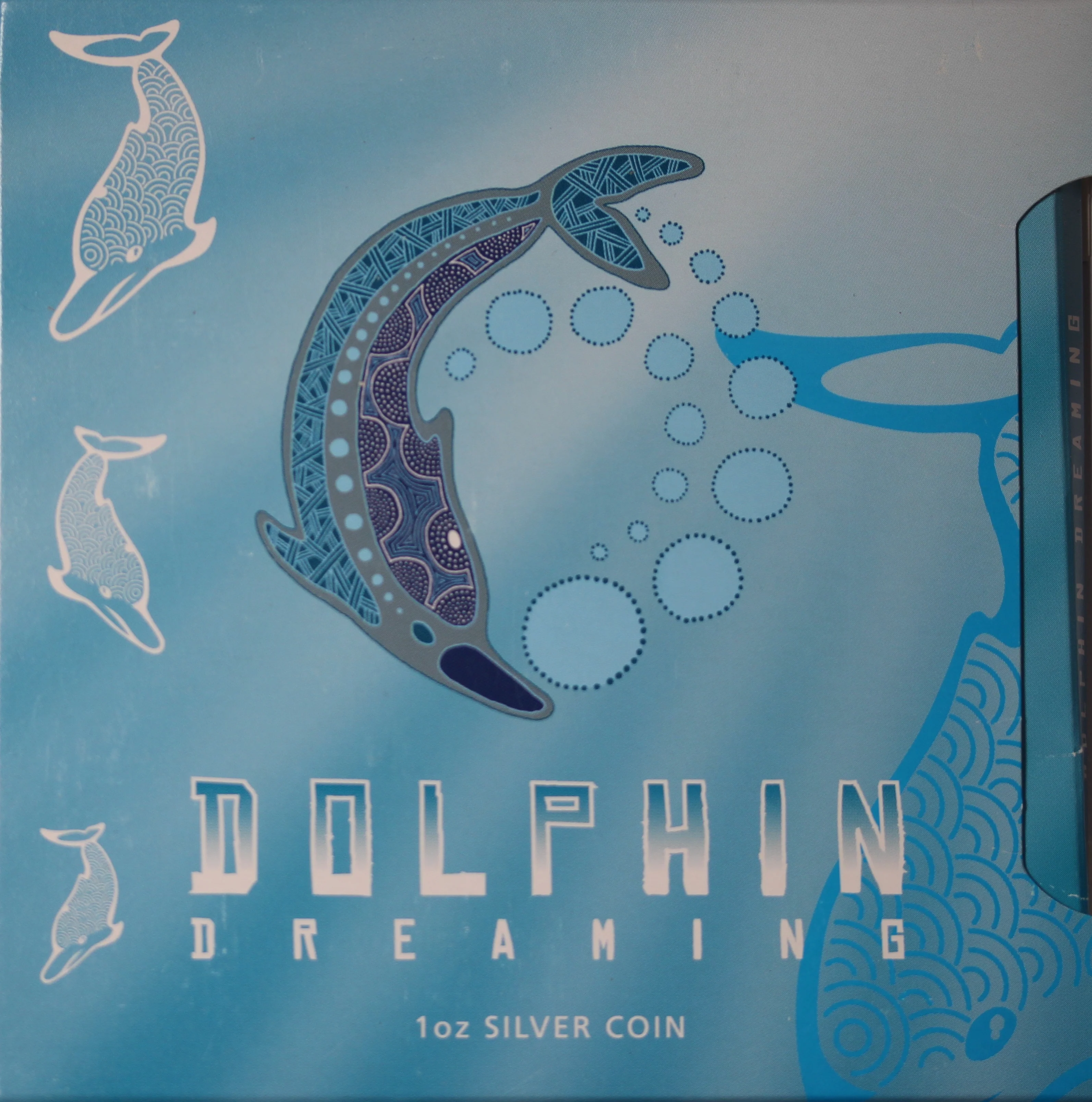 2010 Dolphin Dreaming 1oz Silver Ingot - Image 2