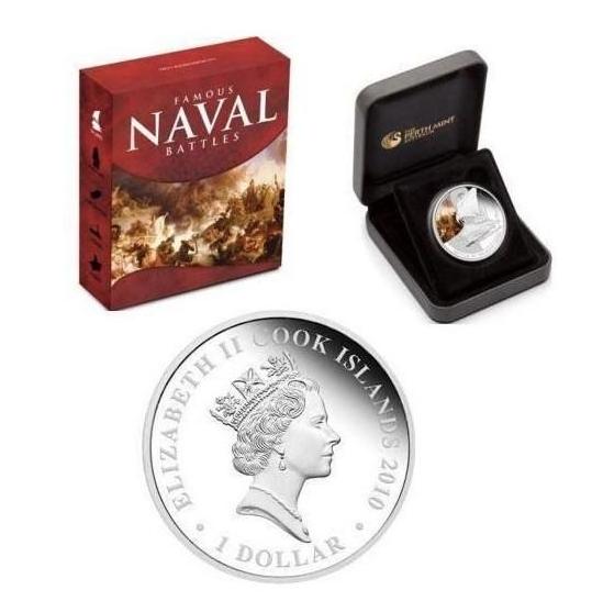 2010 Famous Naval Battles - Salamis $1 Silver Proof Coin - Image 2